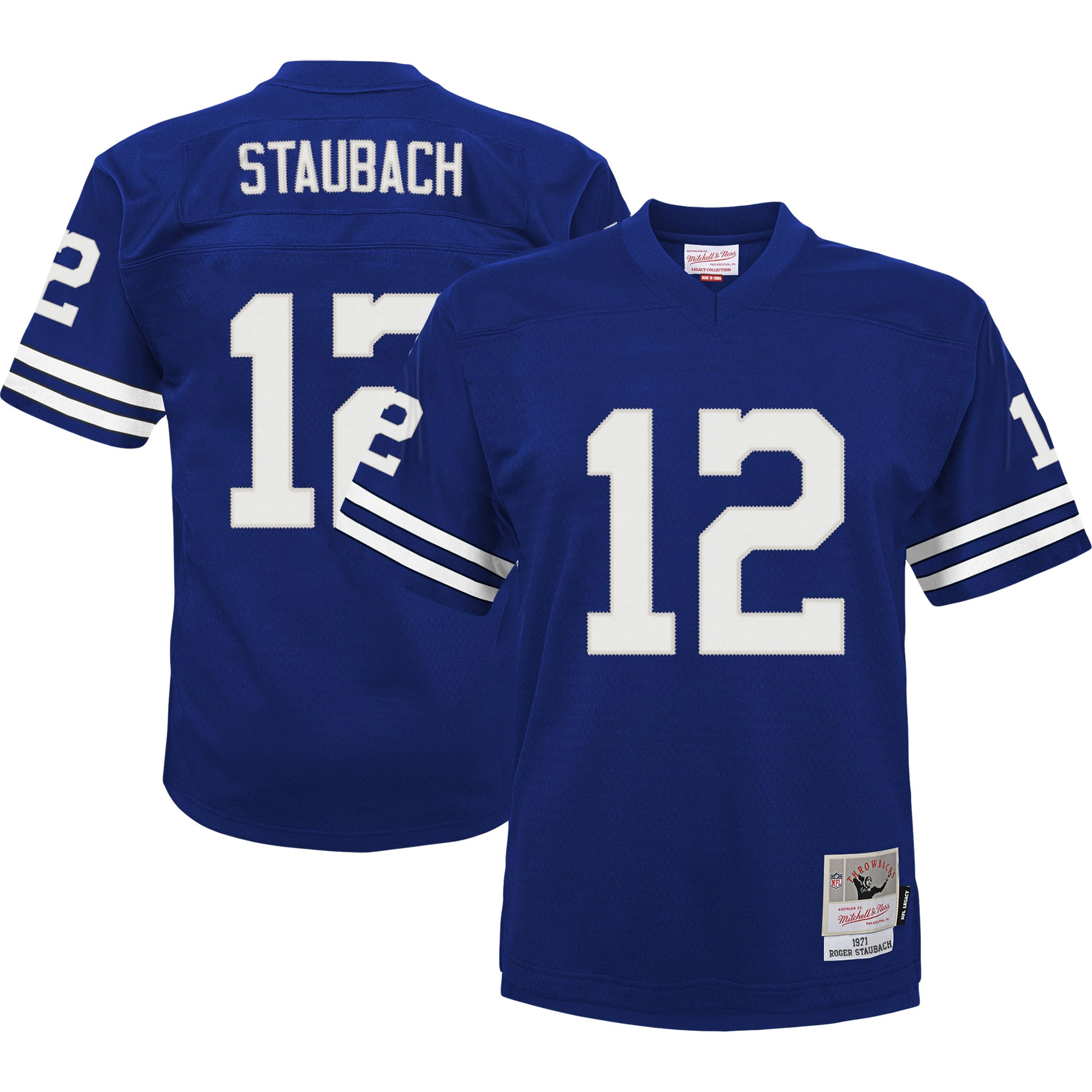 Roger Staubach Dallas Cowboys Toddler 1971 Retired Legacy Jersey - Navy