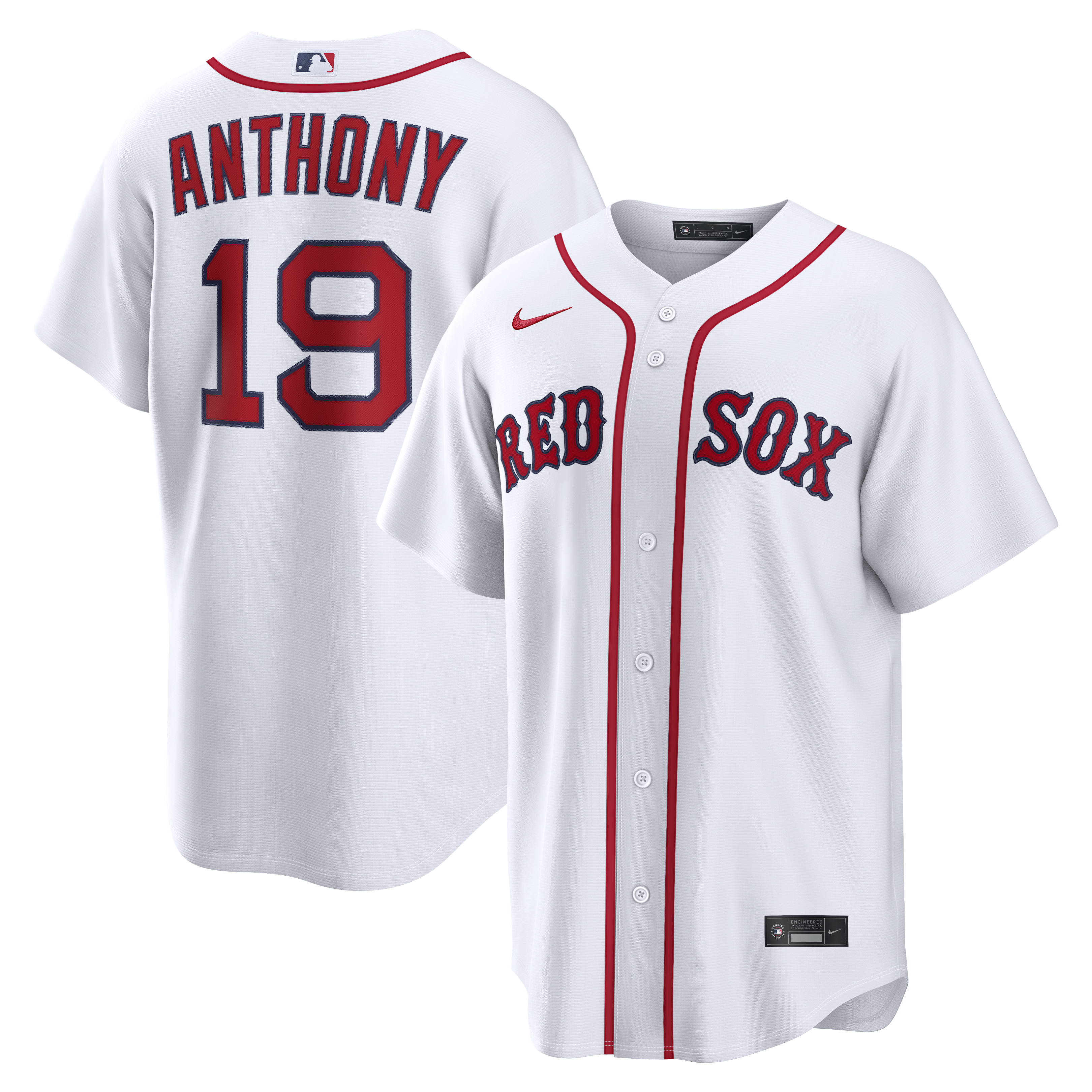 Roman Anthony Boston Red Sox Home Jersey - White