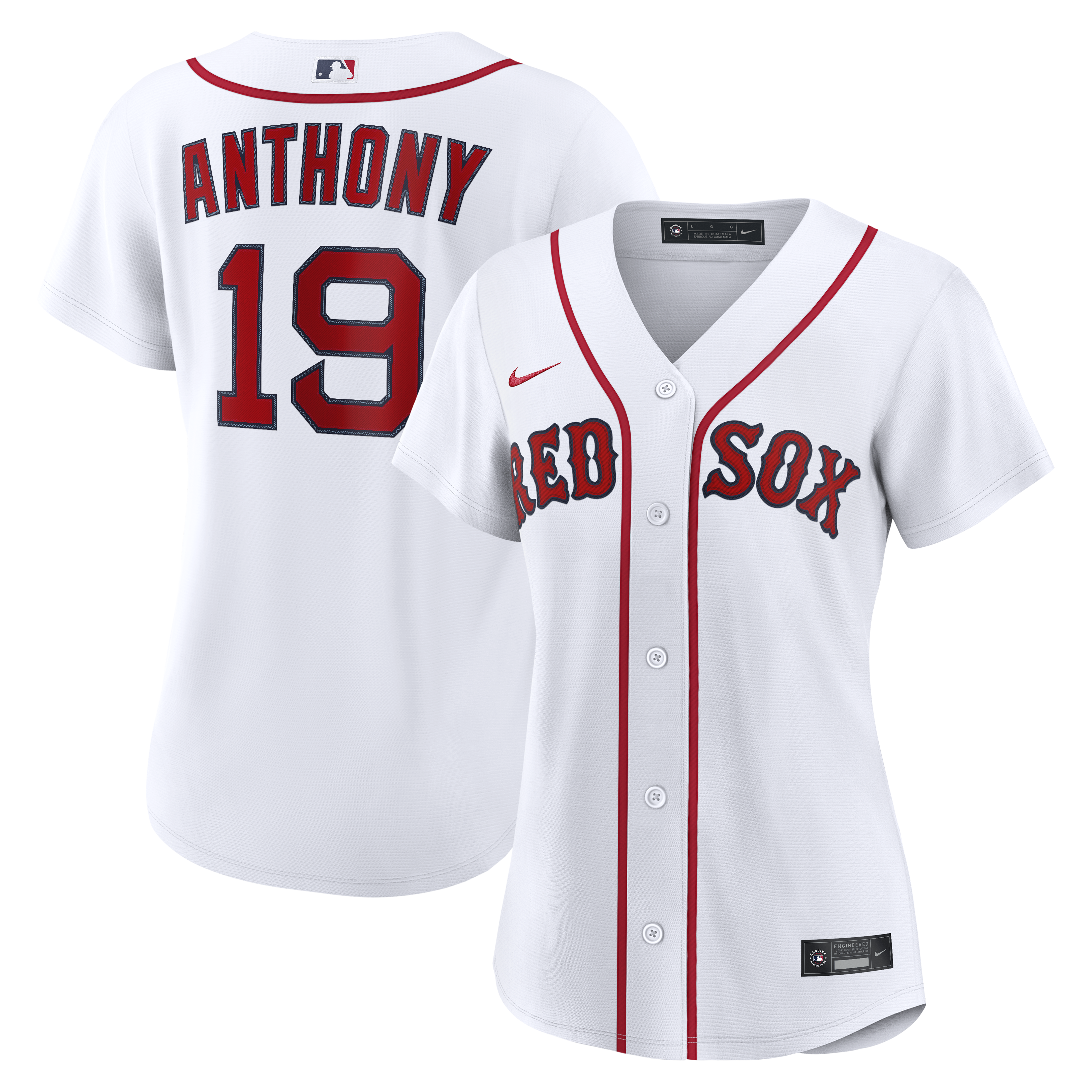 Roman Anthony Boston Red Sox Women's Home Player Jersey - White
