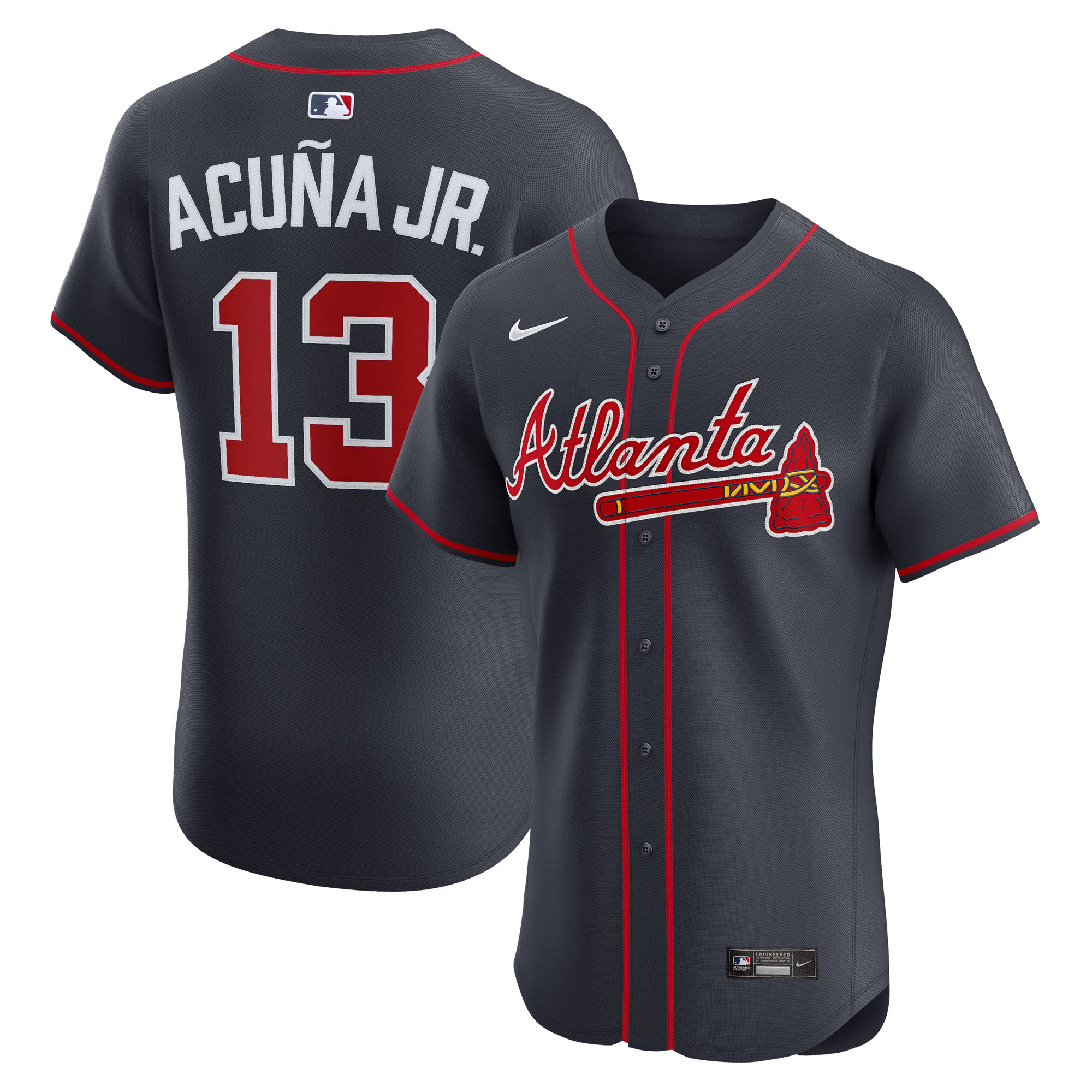 Ronald Acuña Jr. Atlanta Braves Alternate Elite Jersey