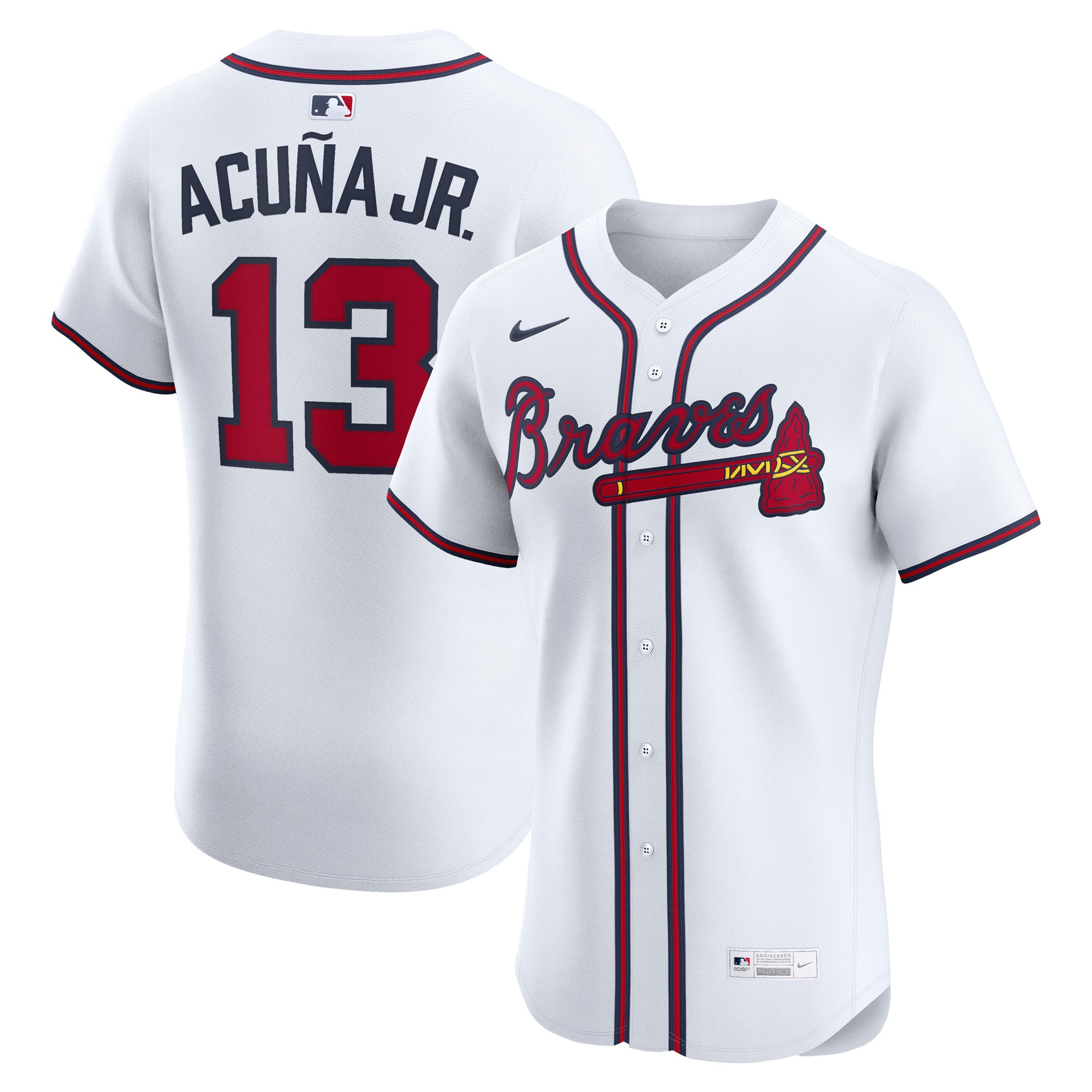 Ronald Acuña Jr. Atlanta Braves Home Elite Player Jersey