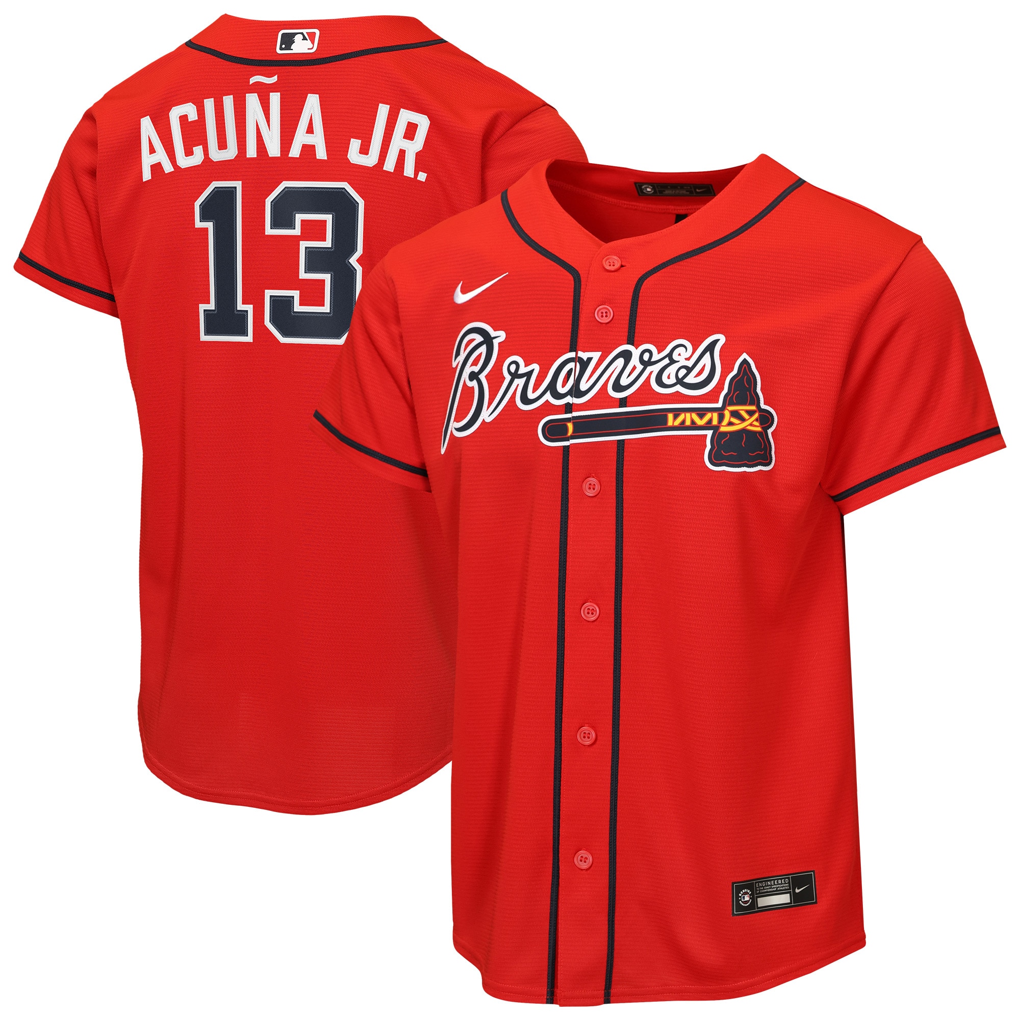 Ronald Acuña Jr. Atlanta Braves Youth Alternate 2 Jersey