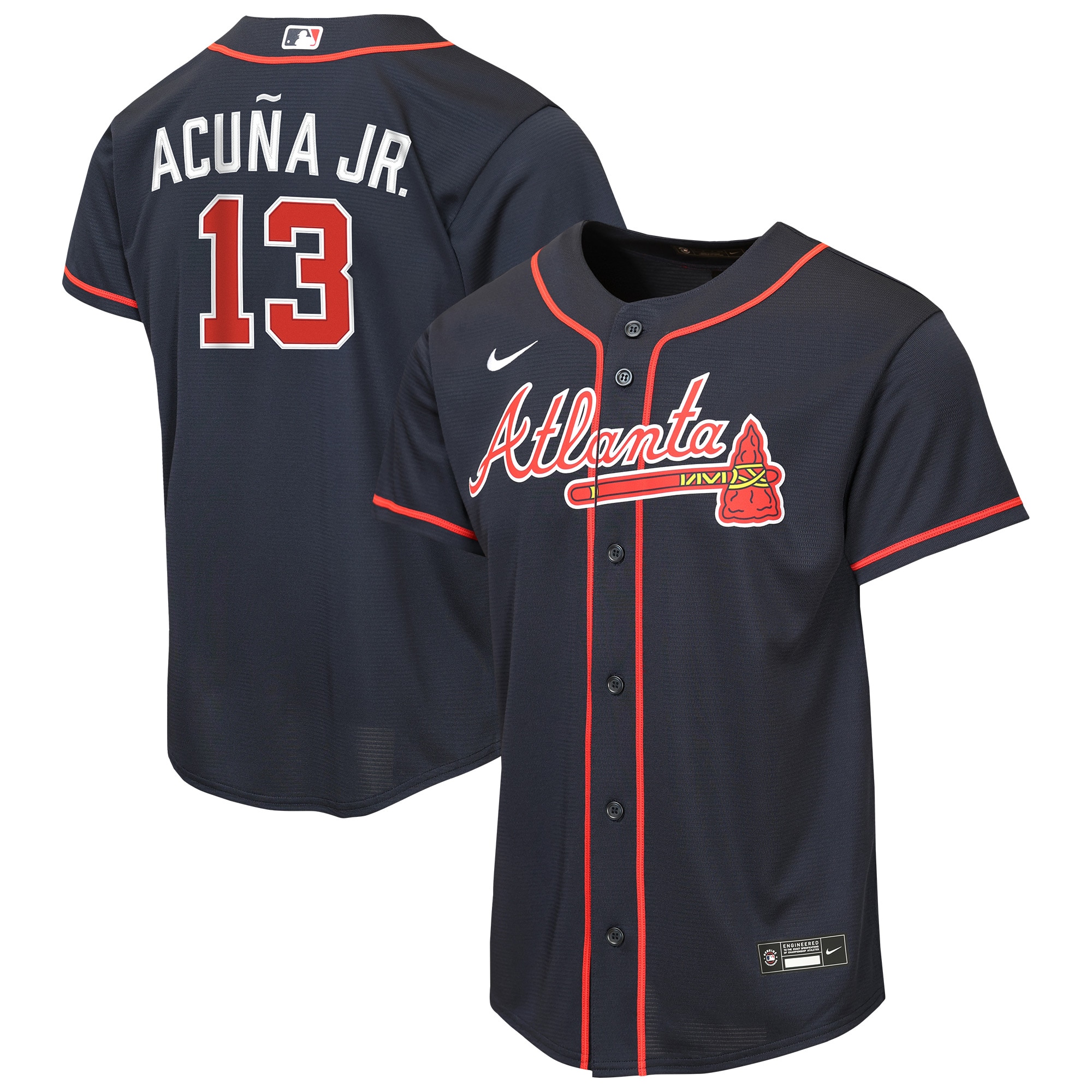 Ronald Acuña Jr. Atlanta Braves Youth Alternate Jersey