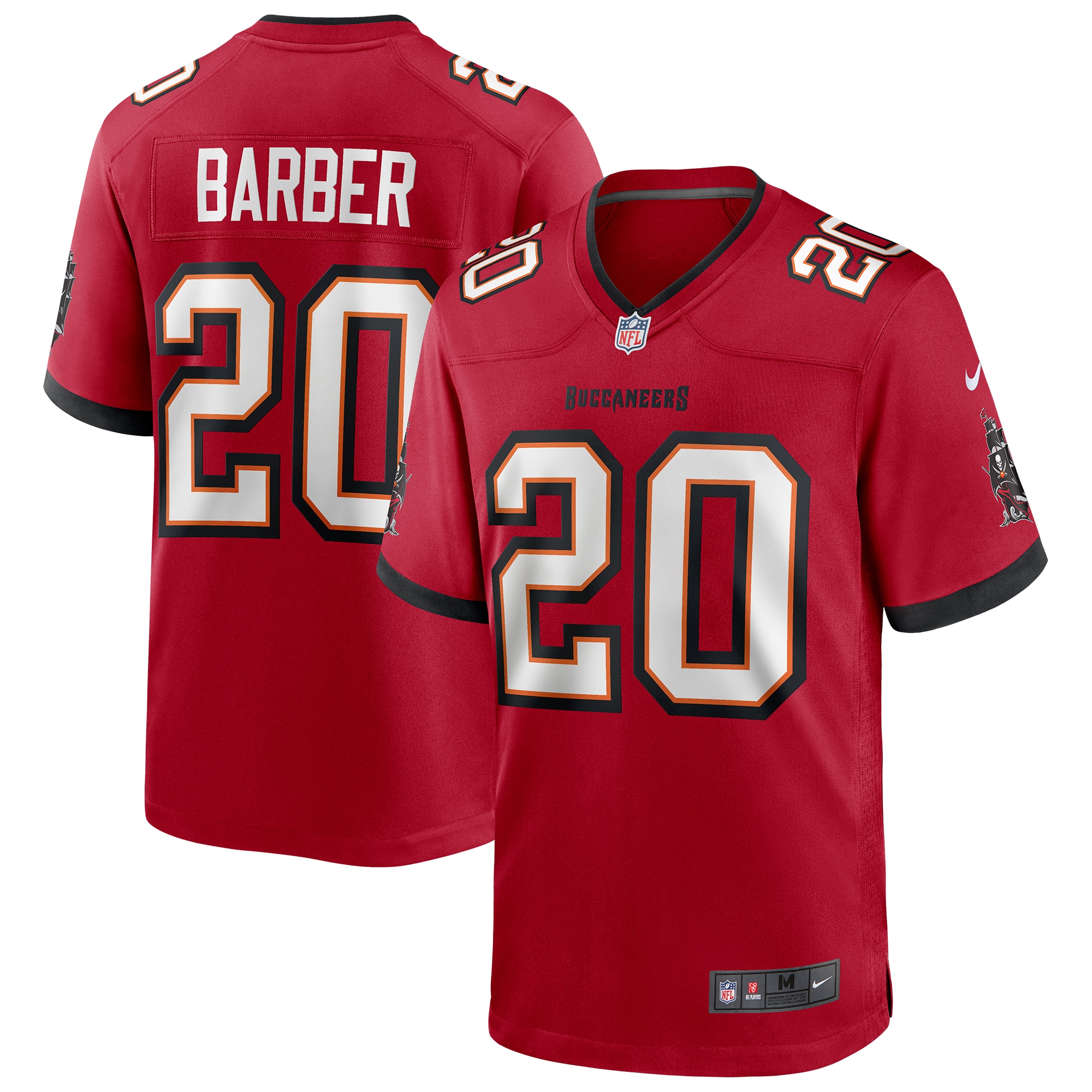 Ronde Barber Tampa Bay Buccaneers Game Retired Player Jersey