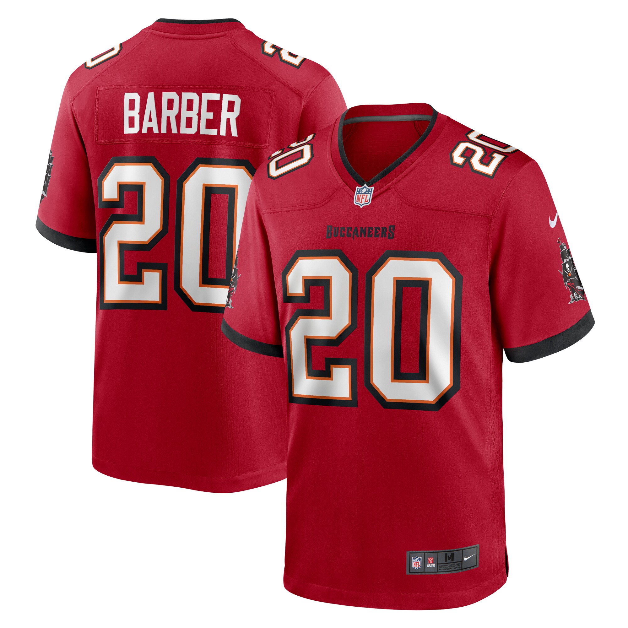 Ronde Barber Tampa Bay Buccaneers Retired Player Game Jersey - Red