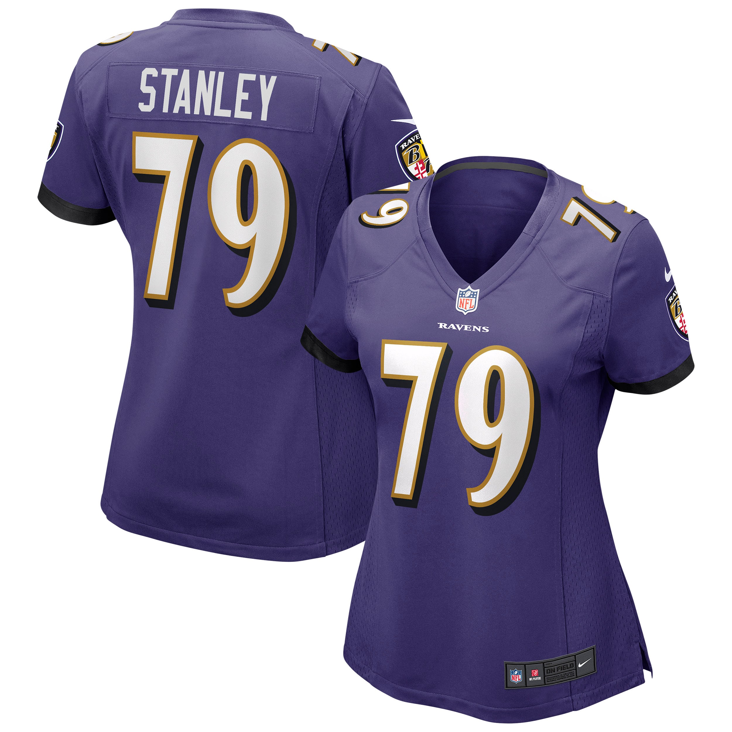 Ronnie Stanley Baltimore Ravens Women's Game Jersey - Purple