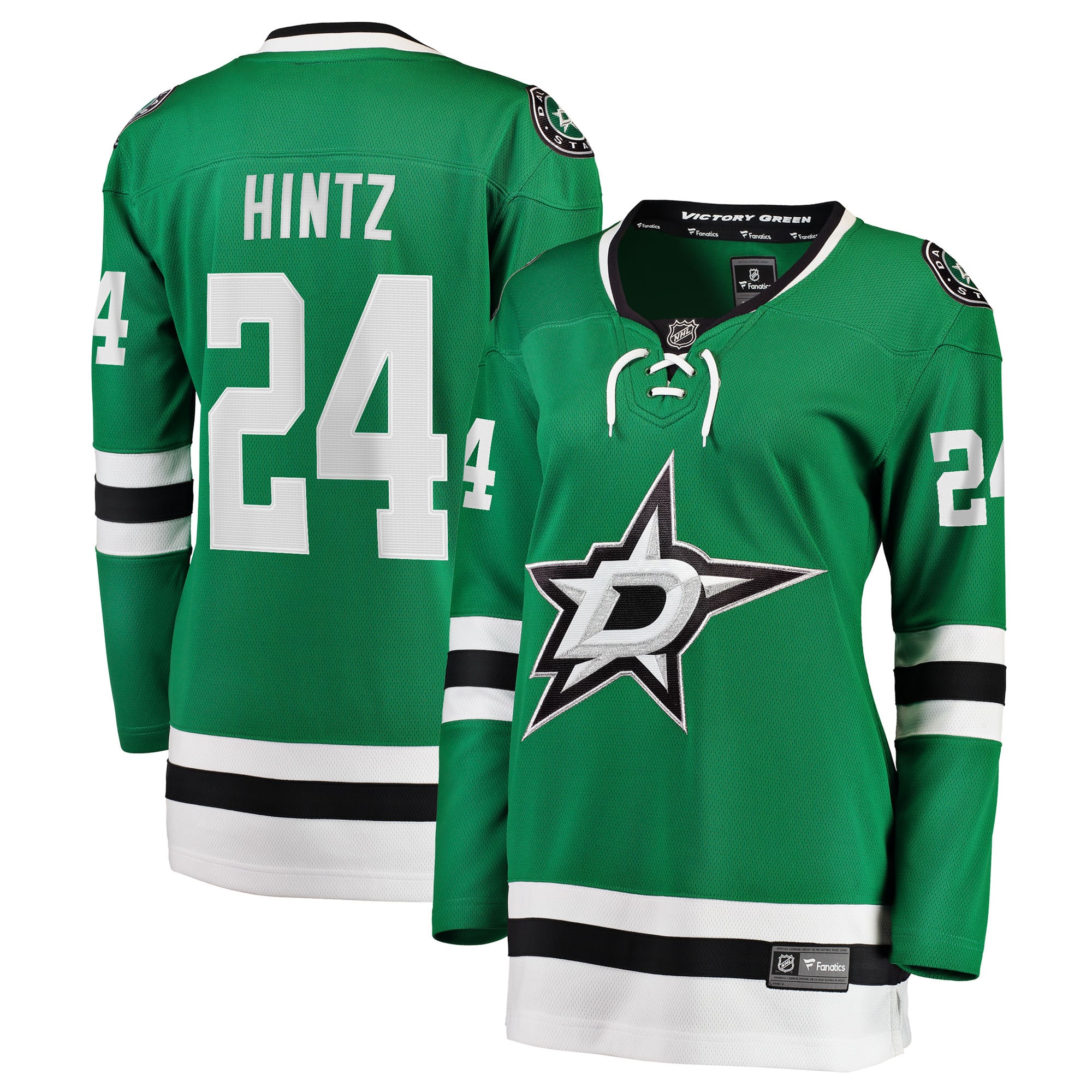 Roope Hintz Dallas Stars Fanatics Women's Home Breakaway Player Jersey - Kelly Green