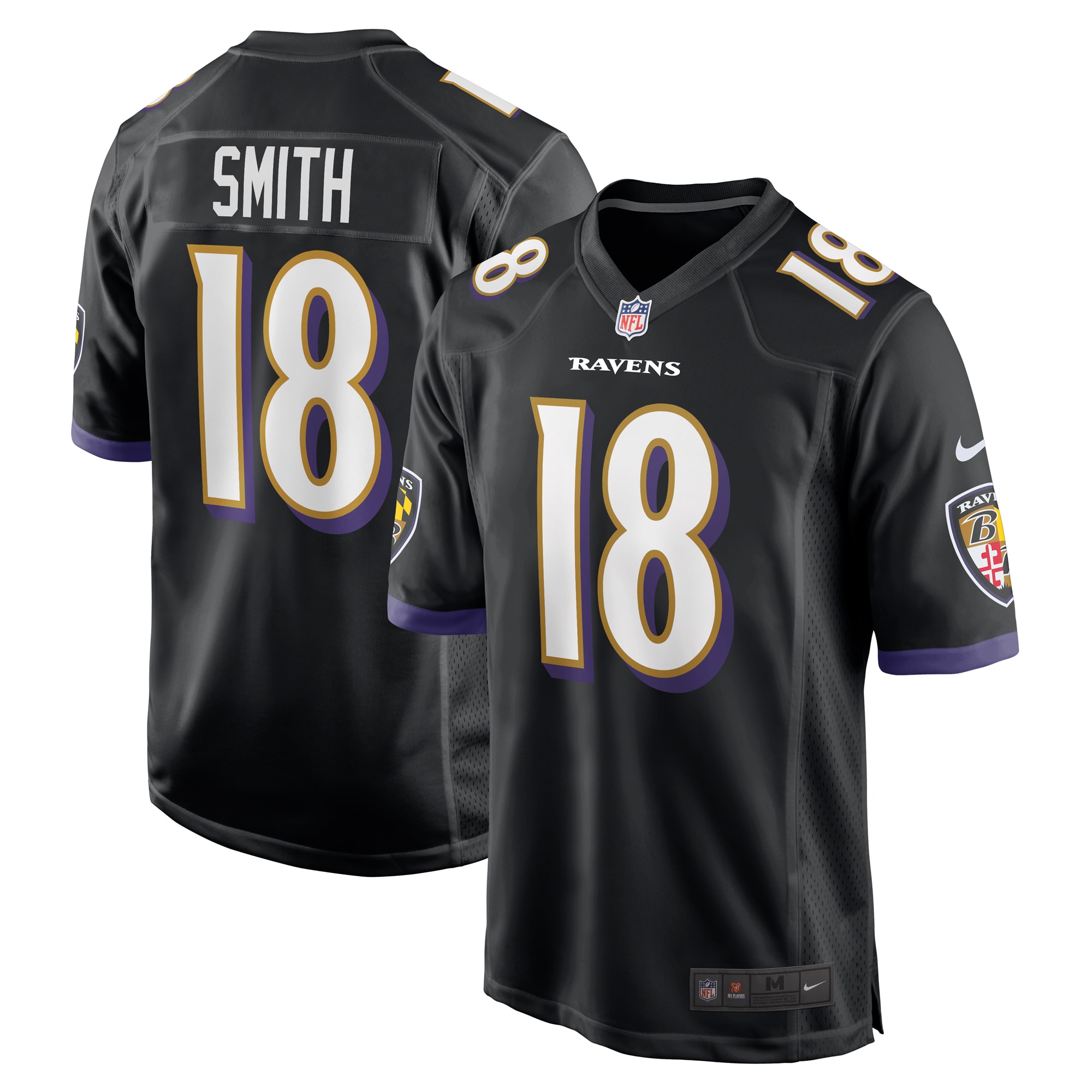 Roquan Smith Baltimore Ravens Alternate Game Jersey
