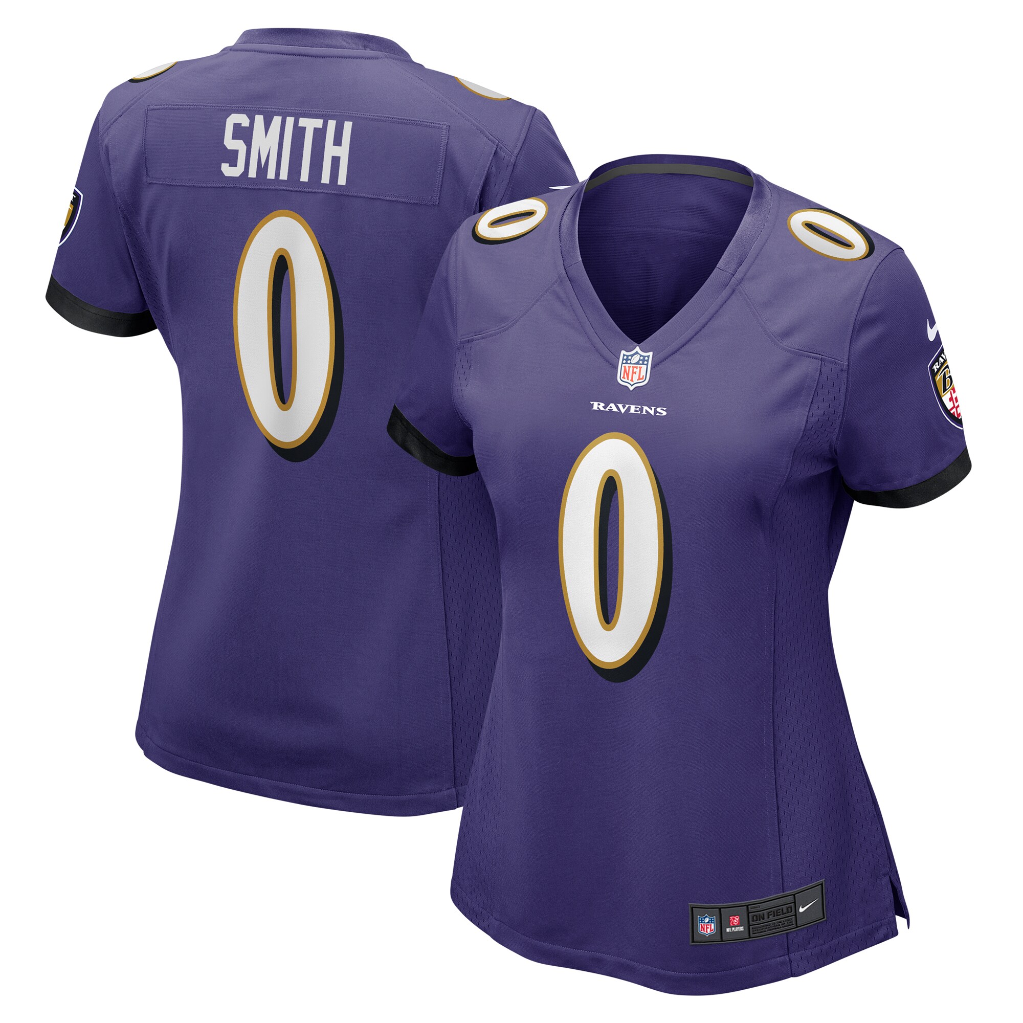 Roquan Smith Baltimore Ravens Women's Team Game Jersey - Purple