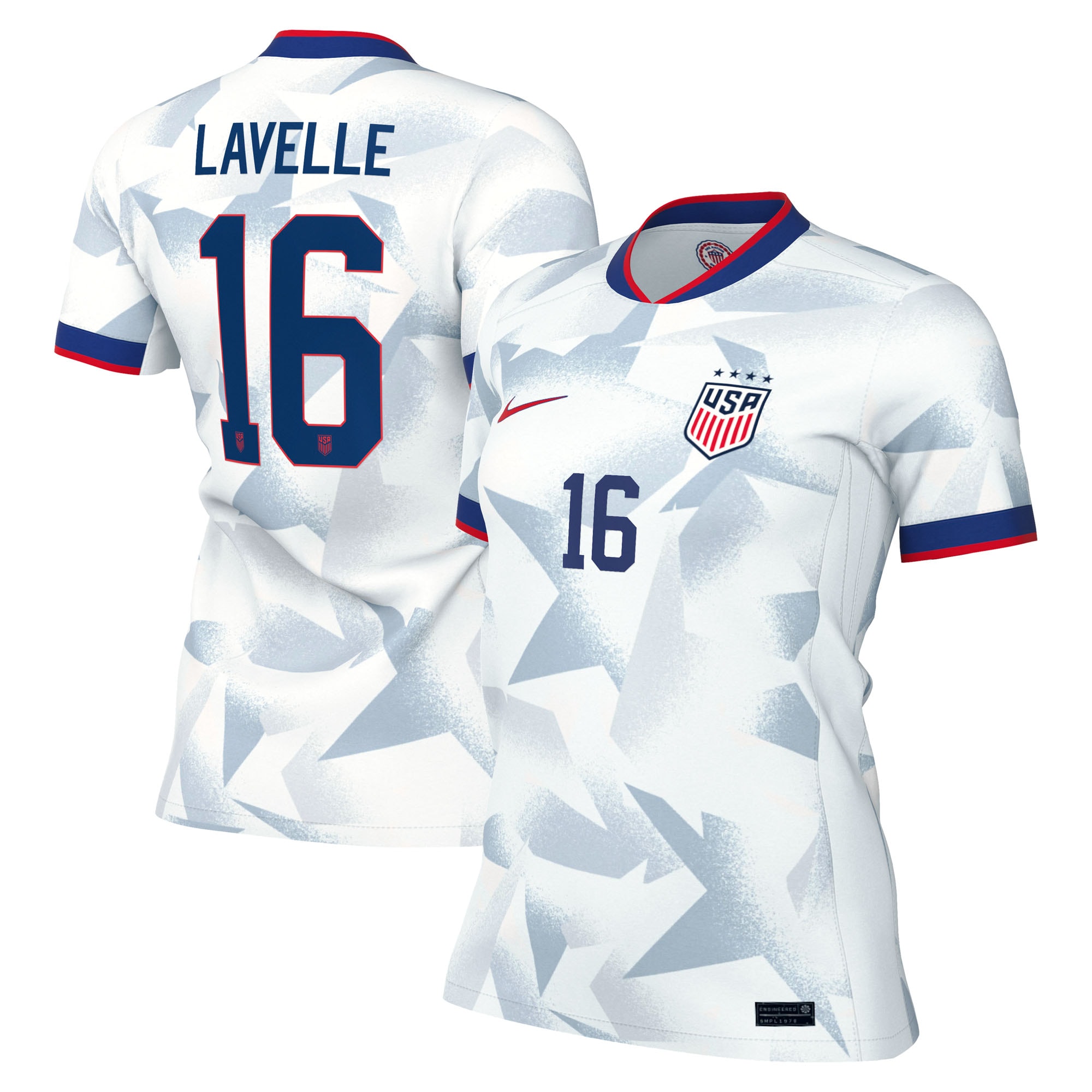 Rose Lavelle USWNT Women's 2025 Home Player Jersey - White