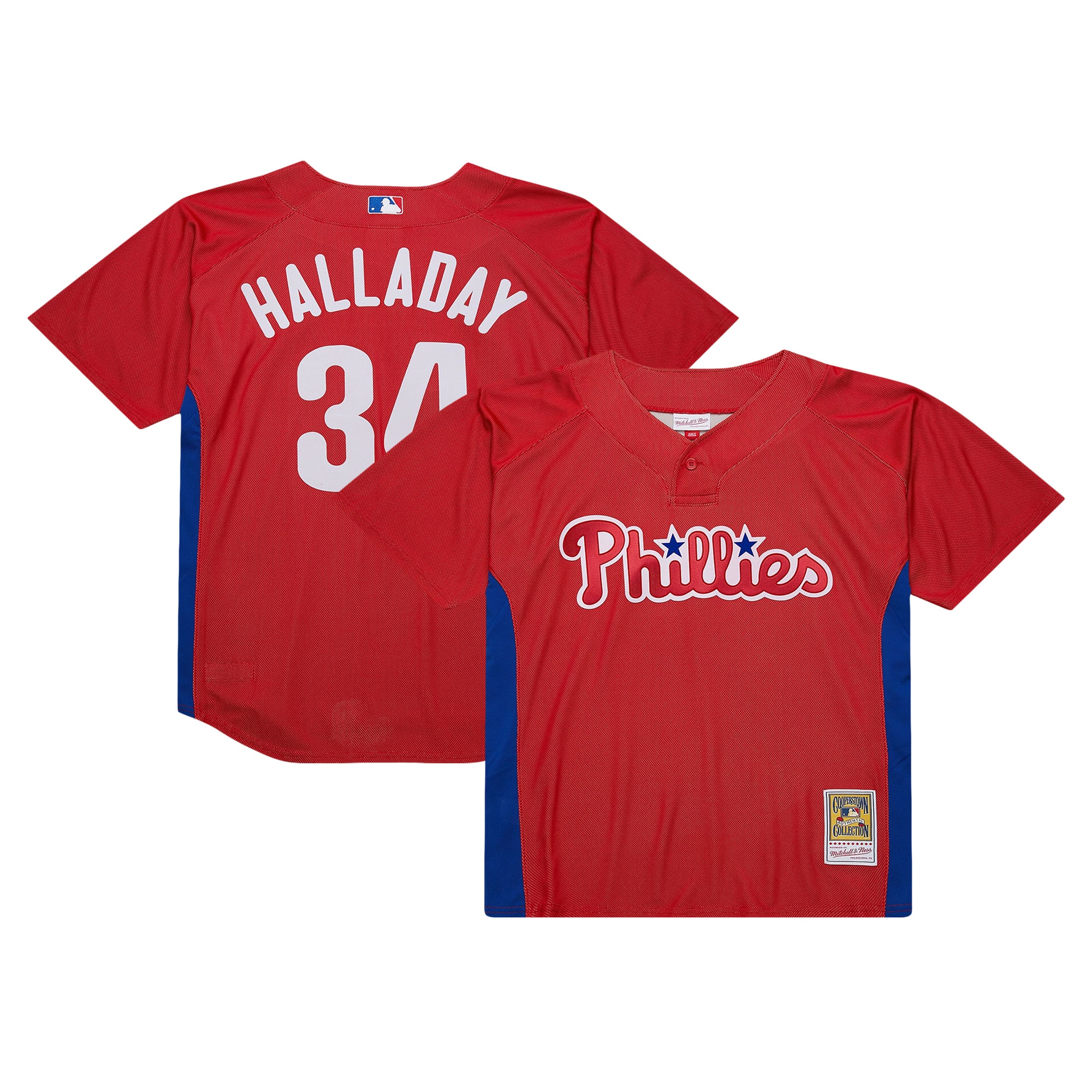 Roy Halladay Philadelphia Phillies Batting Practice Jersey - Red