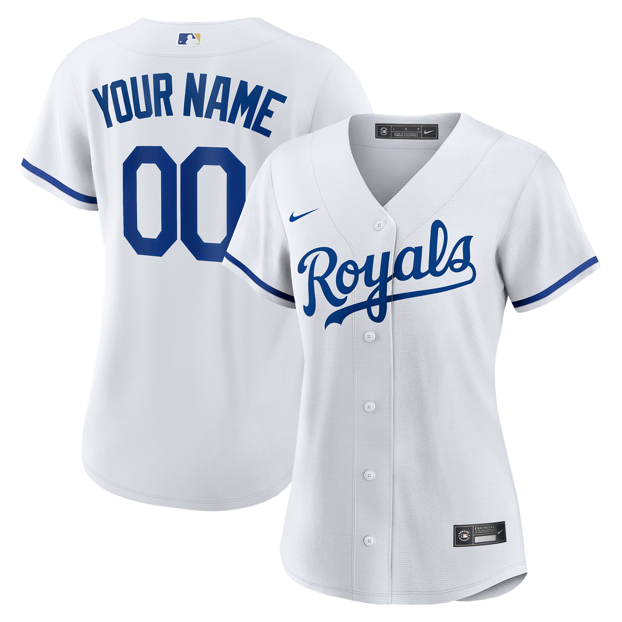 Royals Custom White Jersey - Nike - Personalize Your Style!