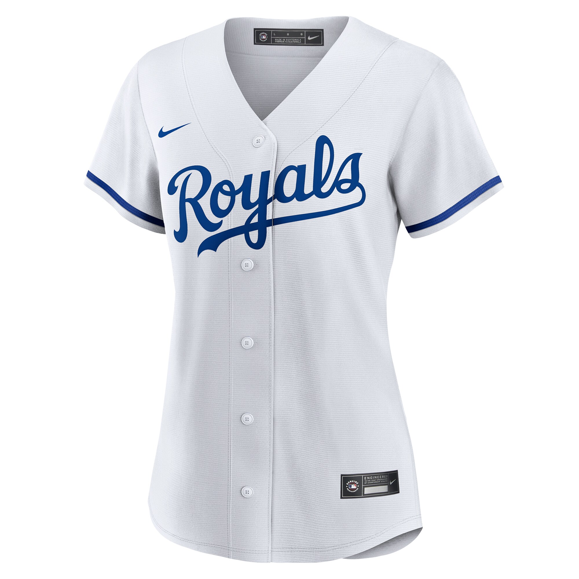 Alternative view of Royals Custom White Jersey - Nike - Personalize Your Style!
