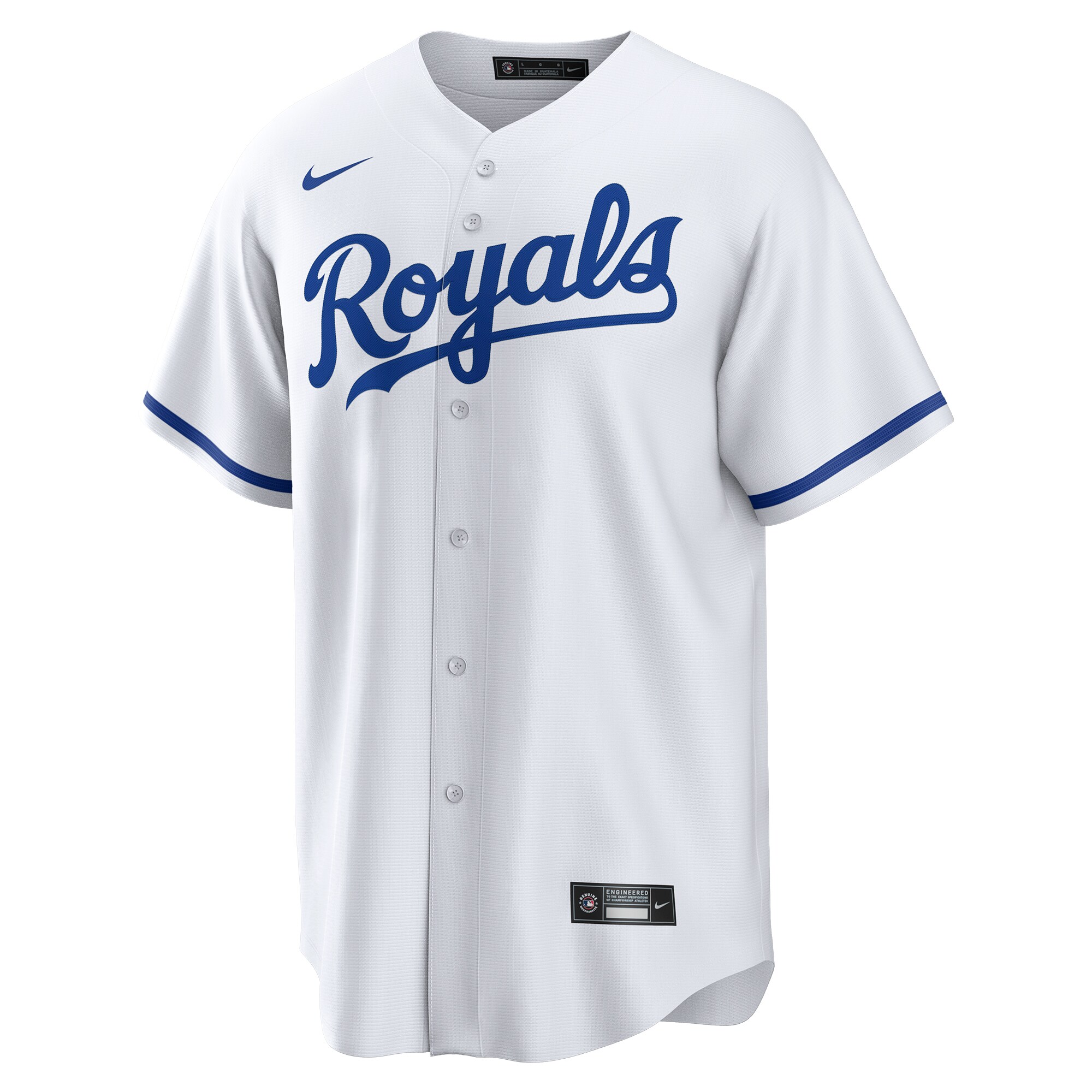Alternative view of Royals White Custom Jersey - Nike - Personalized MLB Style