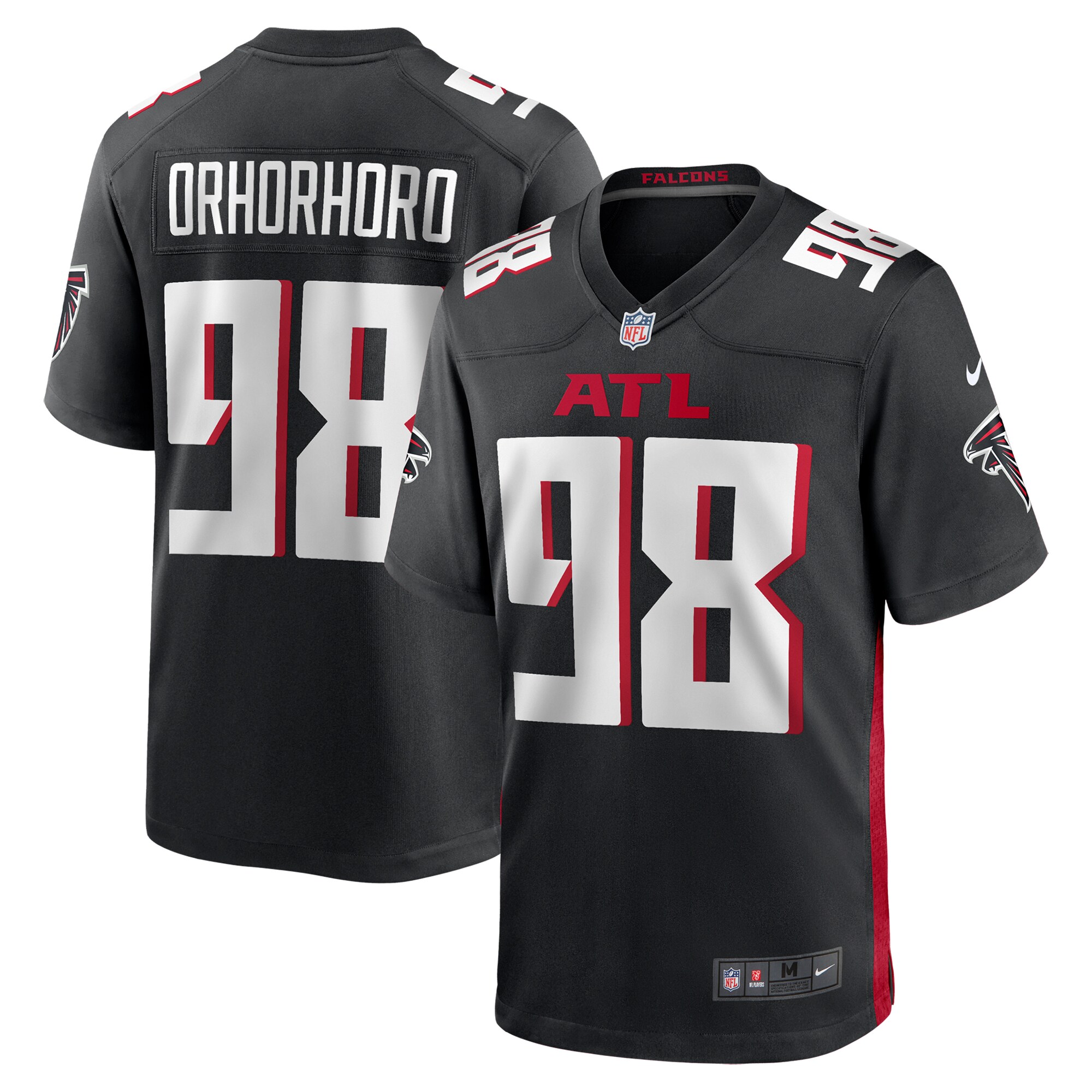 Ruke Orhorhoro Atlanta Falcons Team Game Jersey - Black