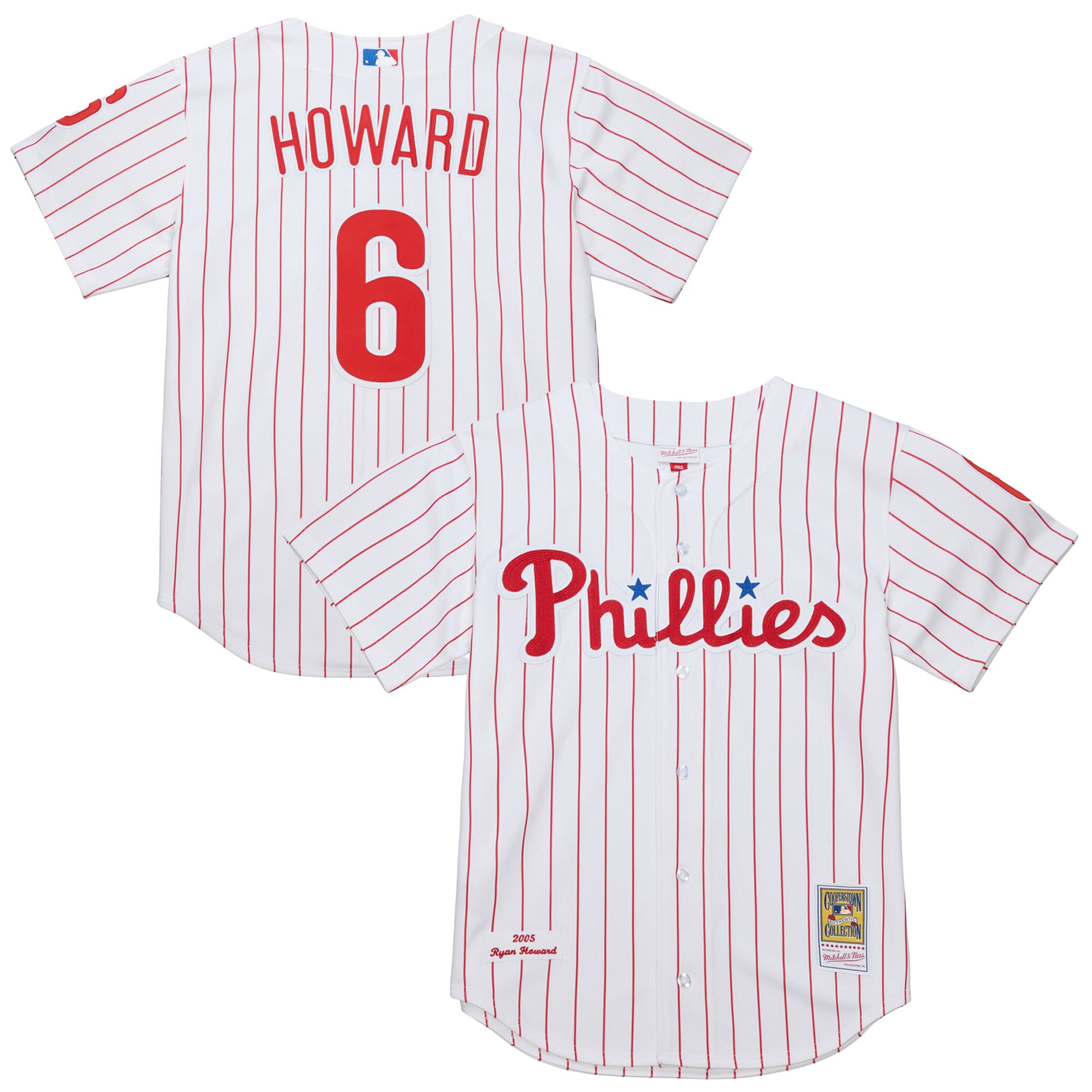 Ryan Howard Philadelphia Phillies Cooperstown Collection Jersey – White