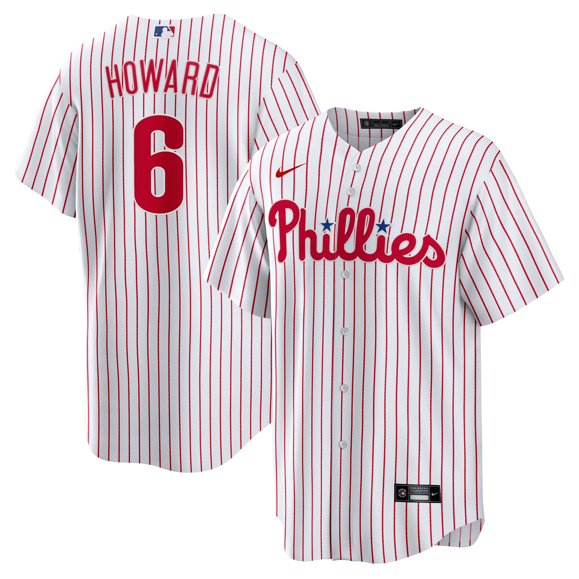 Ryan Howard Philadelphia Phillies Player Jersey - White