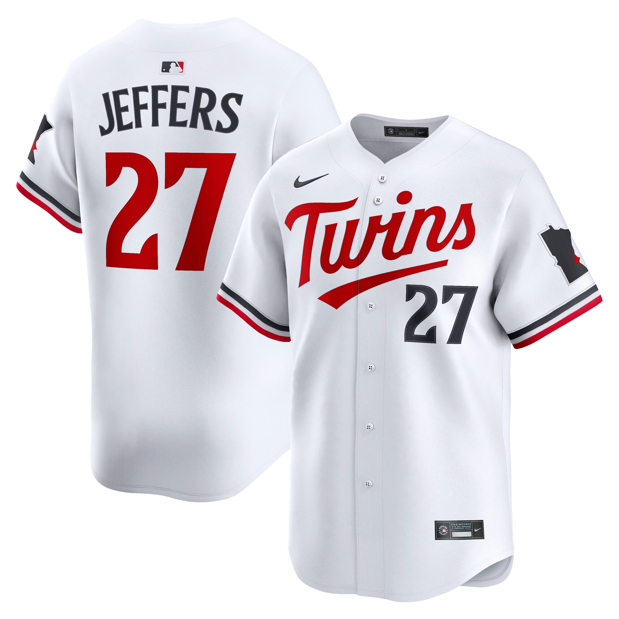 Ryan Jeffers Minnesota Twins Home Limited Player Jersey - White