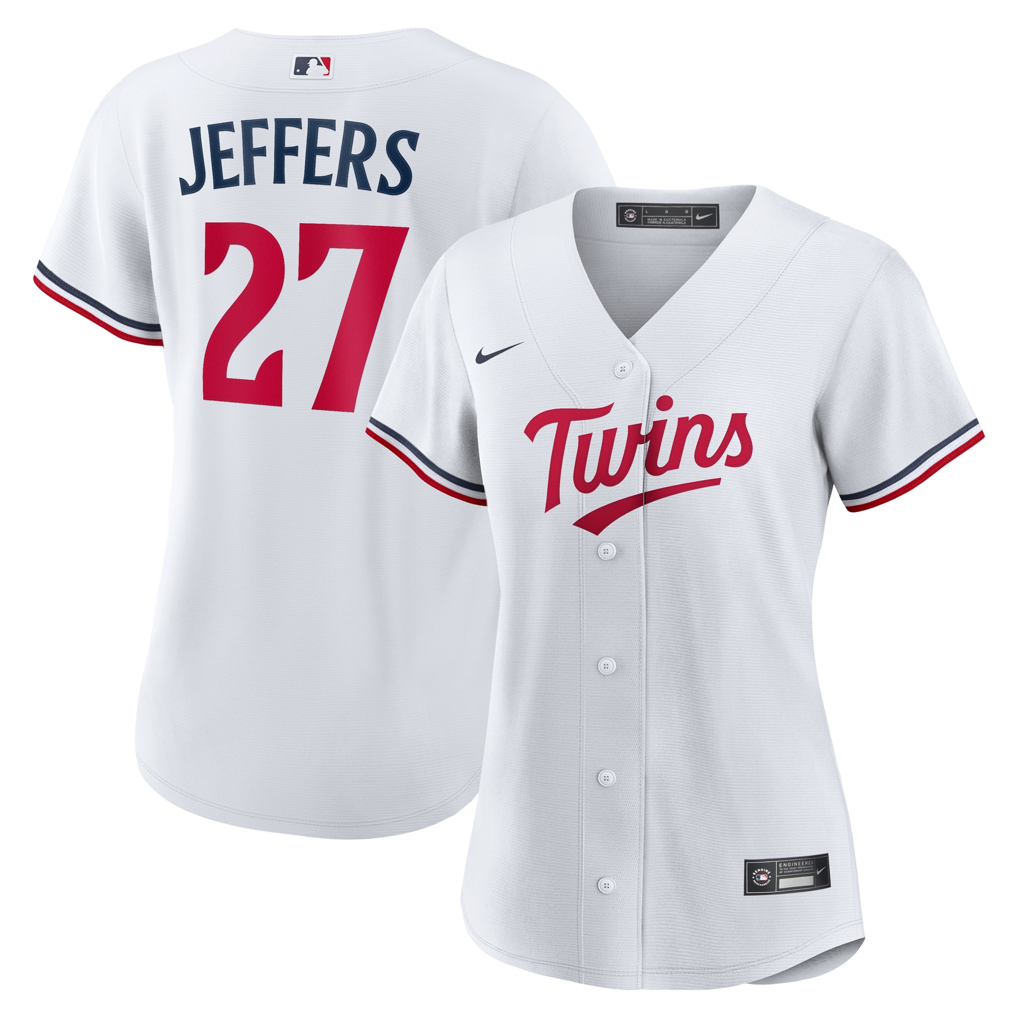 Ryan Jeffers Minnesota Twins Women's Home Jersey - White