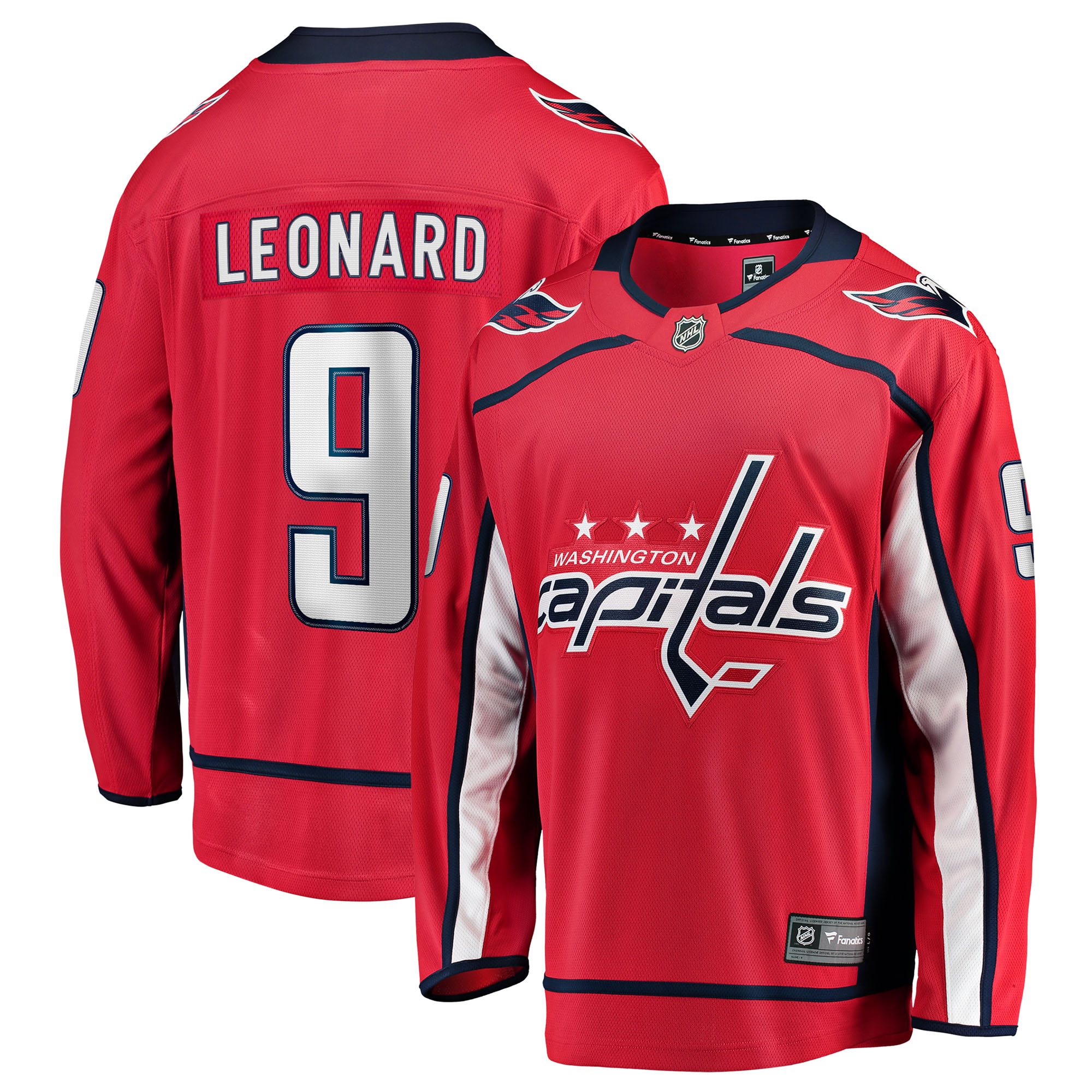 Ryan Leonard Washington Capitals Fanatics Home Breakaway Jersey - Red