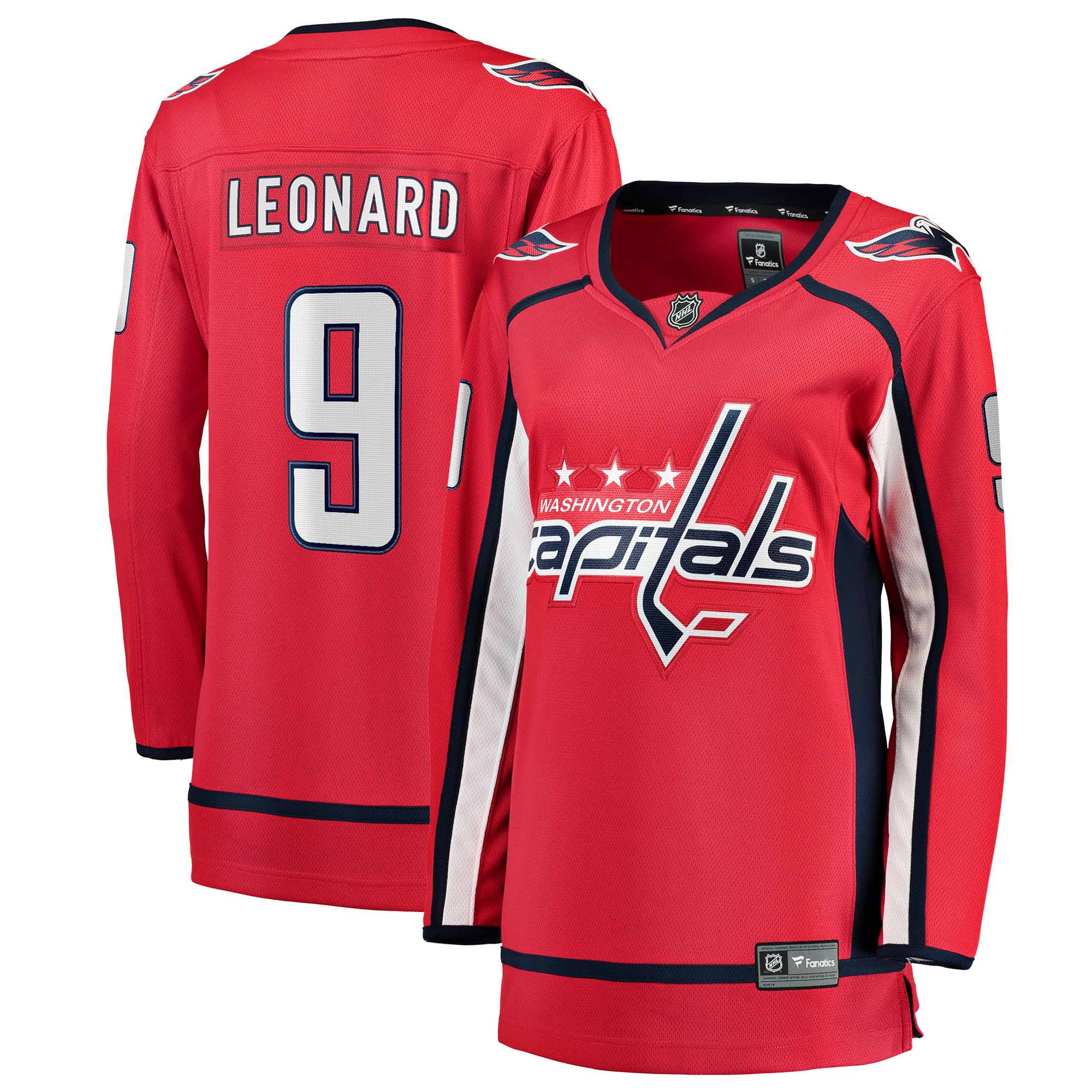 Ryan Leonard Washington Capitals Fanatics Women's Home Breakaway Player Jersey - Red