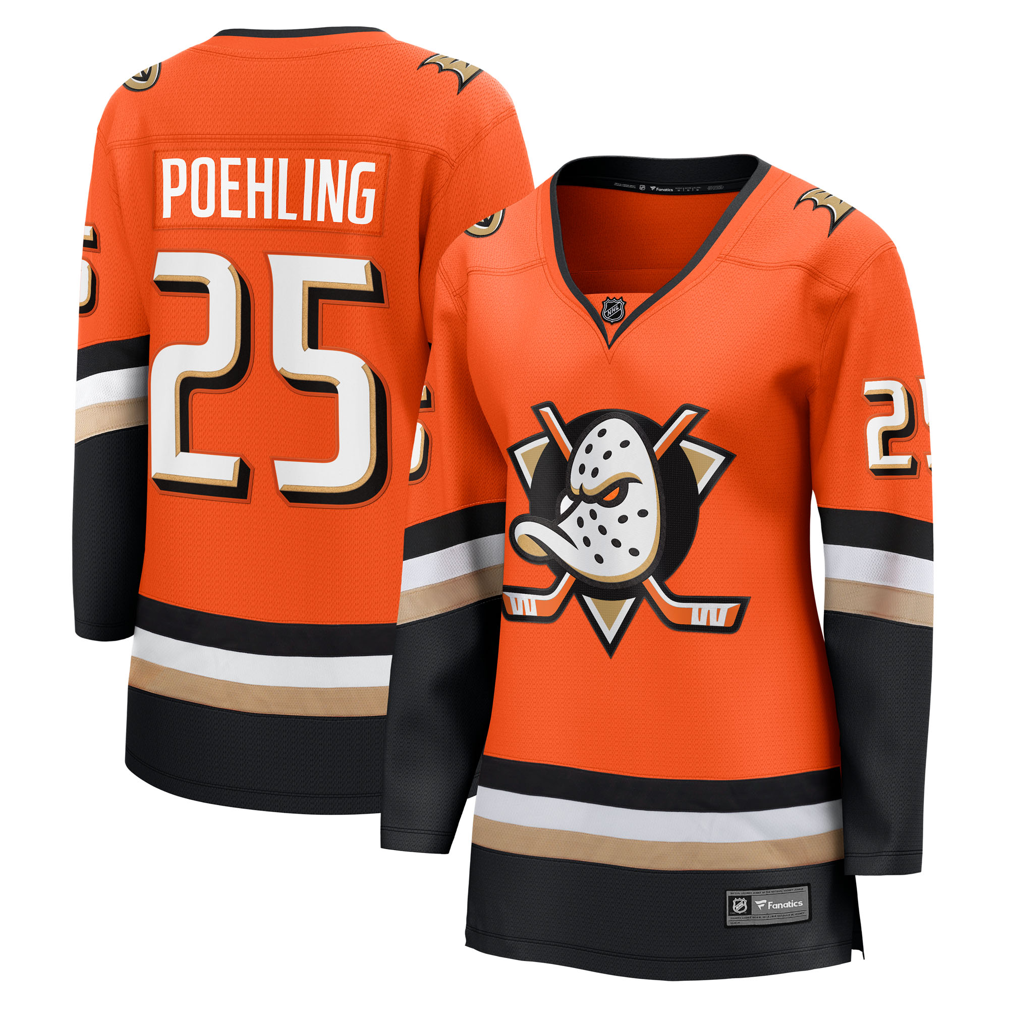 Ryan Poehling Anaheim Ducks Fanatics Women's Home Breakaway Jersey - Orange