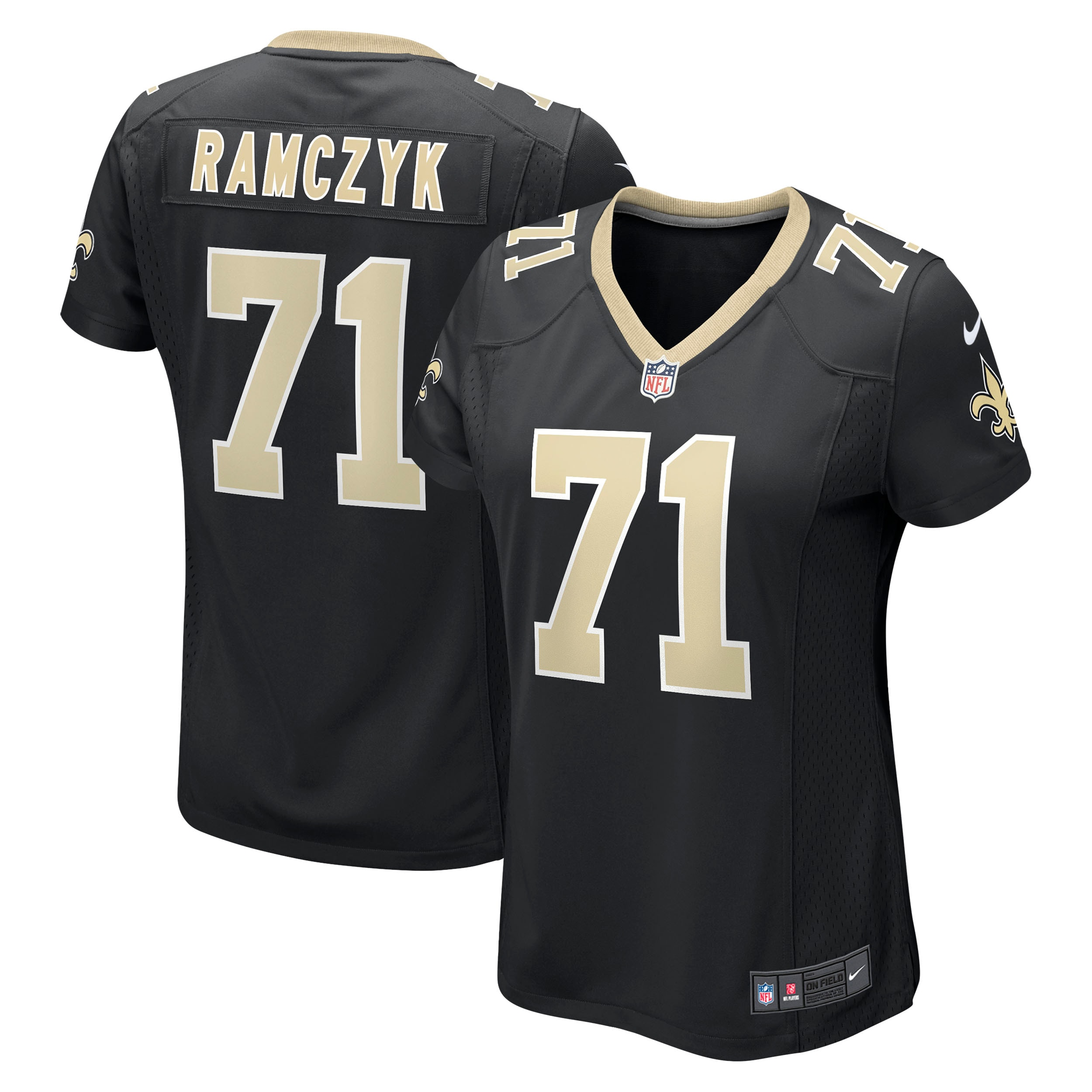 Ryan Ramczyk New Orleans Saints Women's Game Jersey - Black