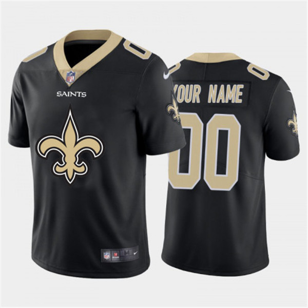 Saints Black Custom Jersey - Nike - Personalized NFL