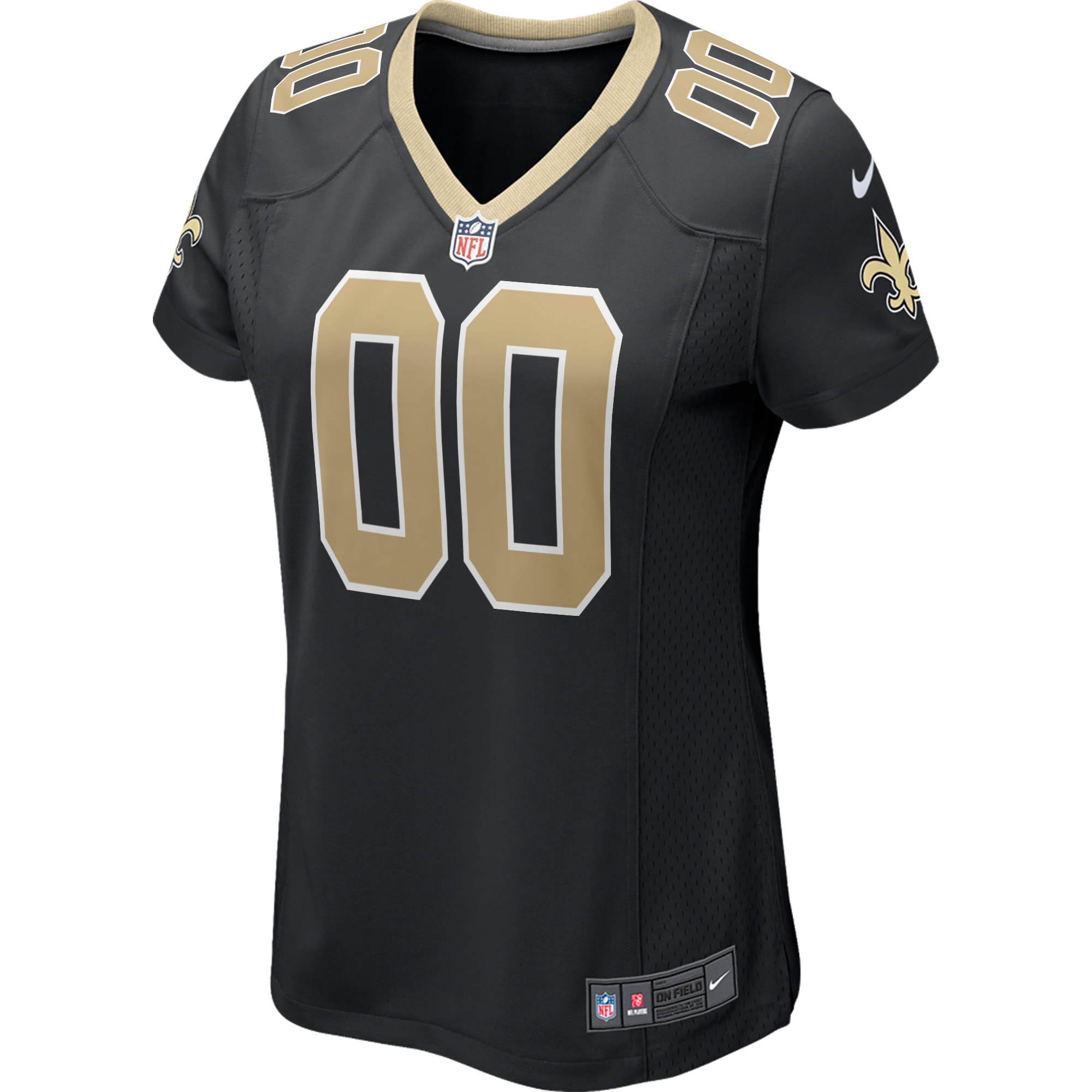 Alternative view of Saints Black Gold Jersey Nike - Nike Saints Black & Gold Personalized