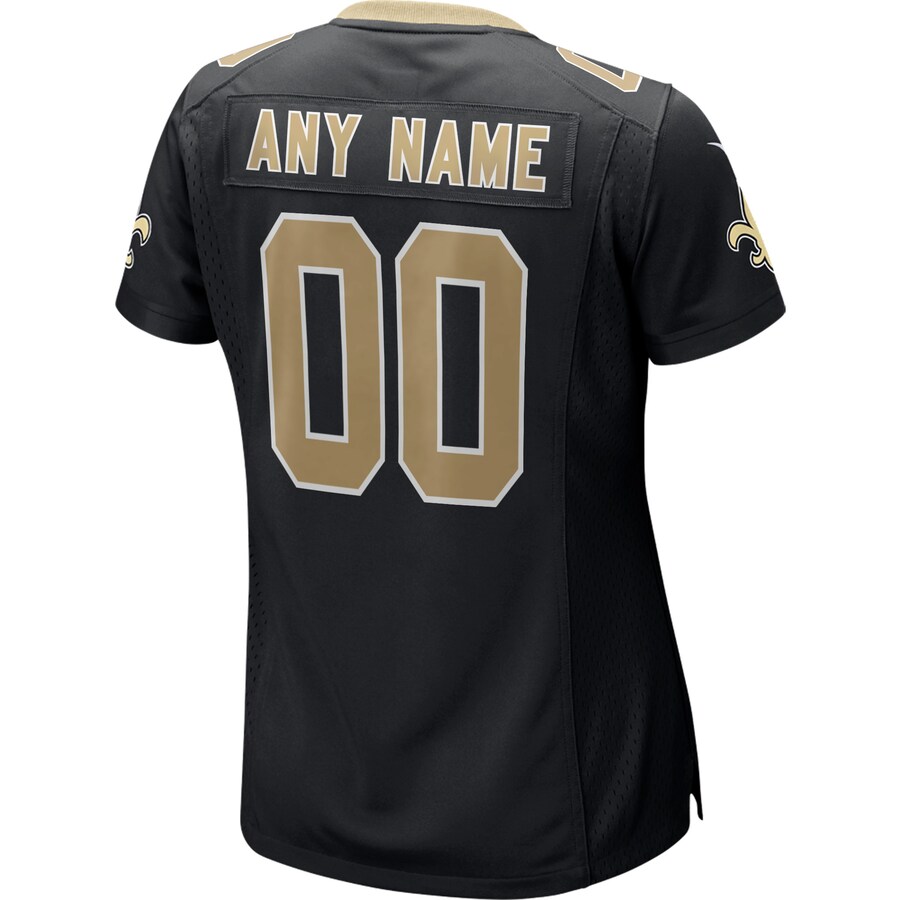 Alternative view of Saints Black Women’s Jersey - Nike - Custom NFL Style