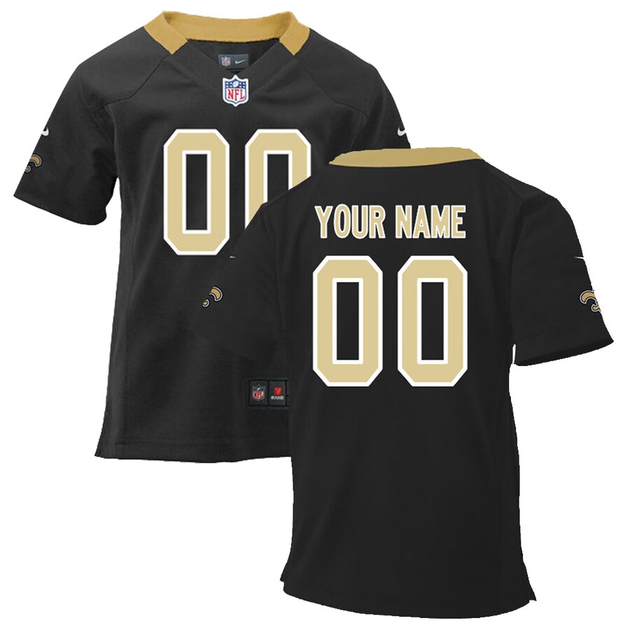 Saints Black Youth Custom Jersey - Nike - Personalize It!