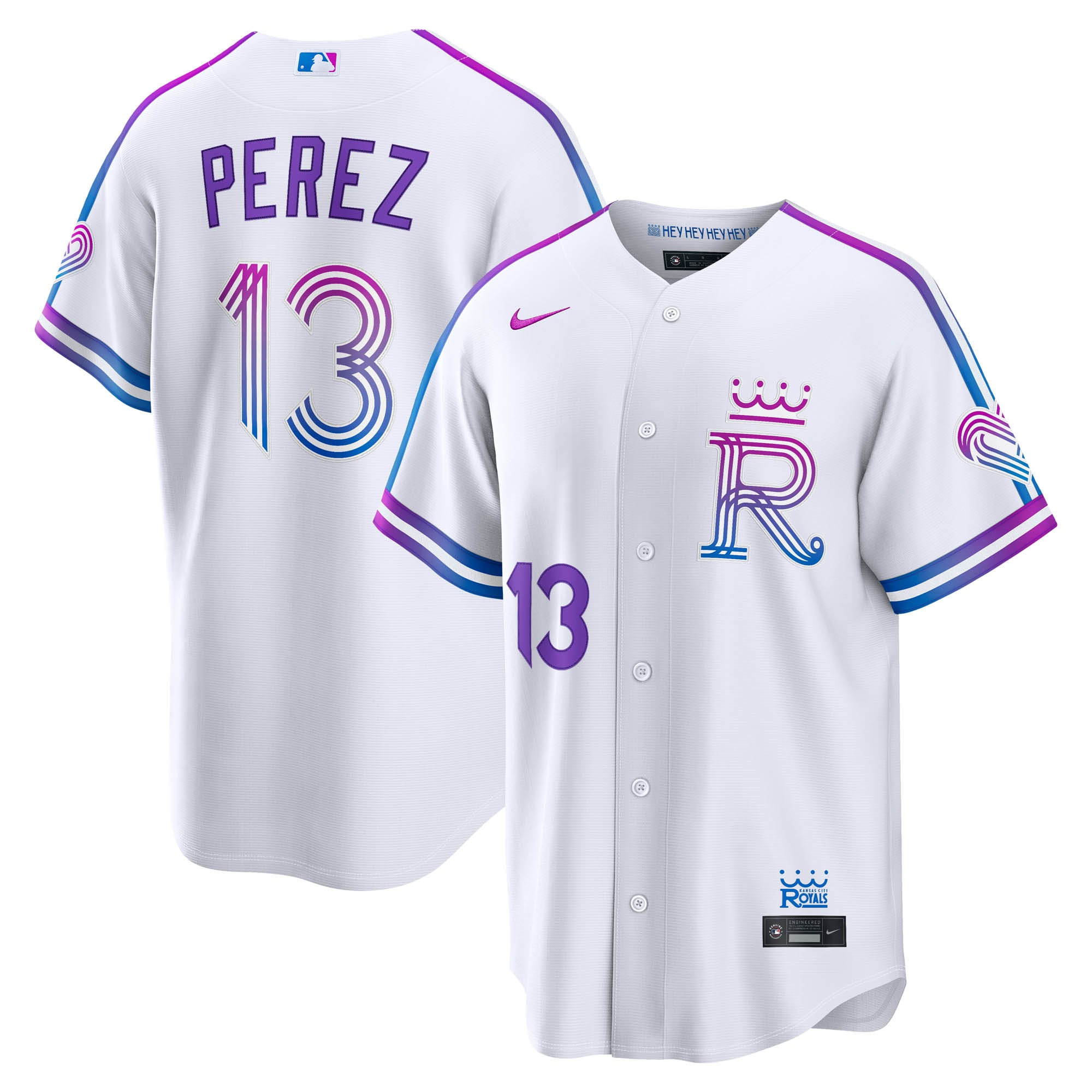 Salvador Perez Kansas City Royals 2026 City Connect Stadium Jersey - White