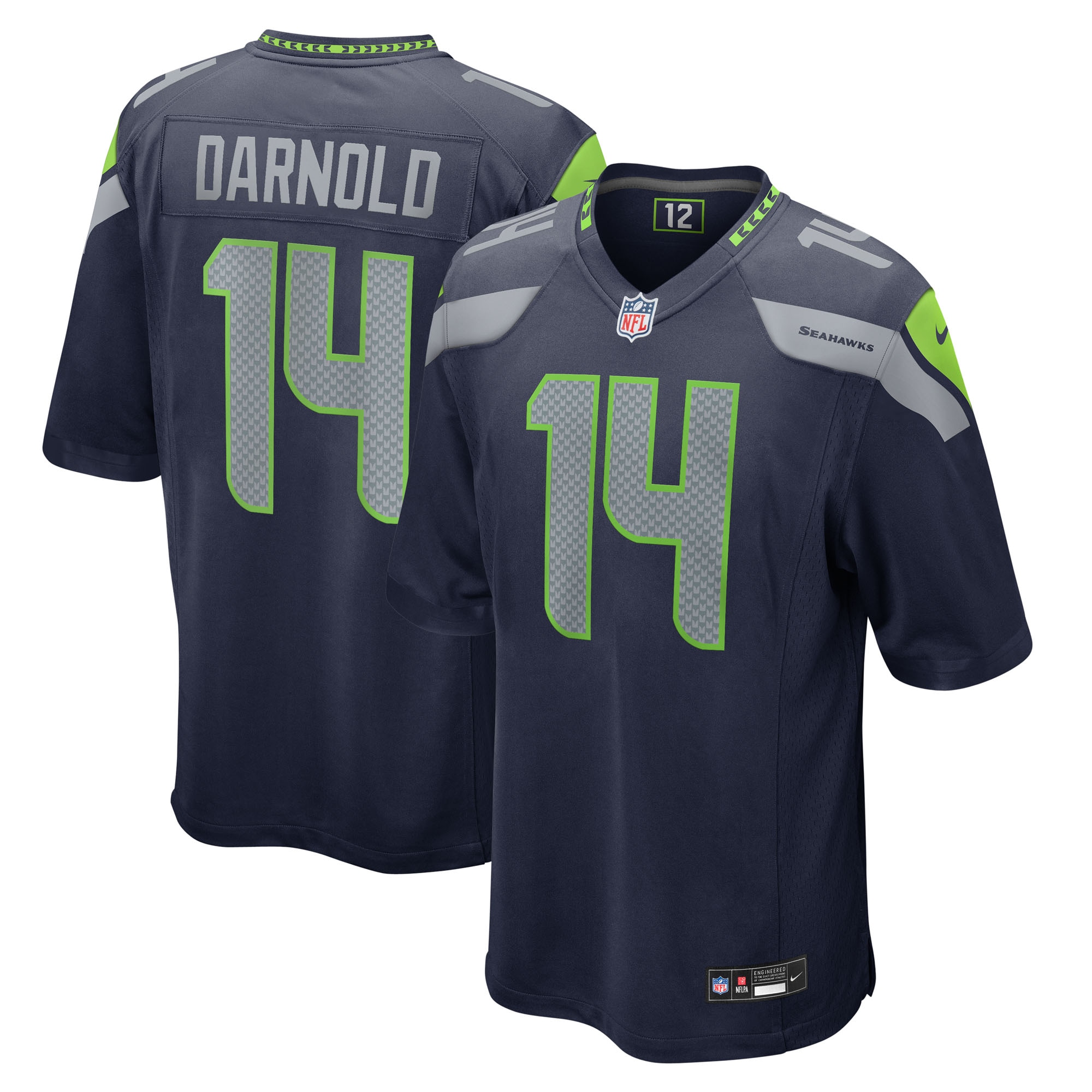 Sam Darnold Seattle Seahawks Team Game Jersey - College Navy
