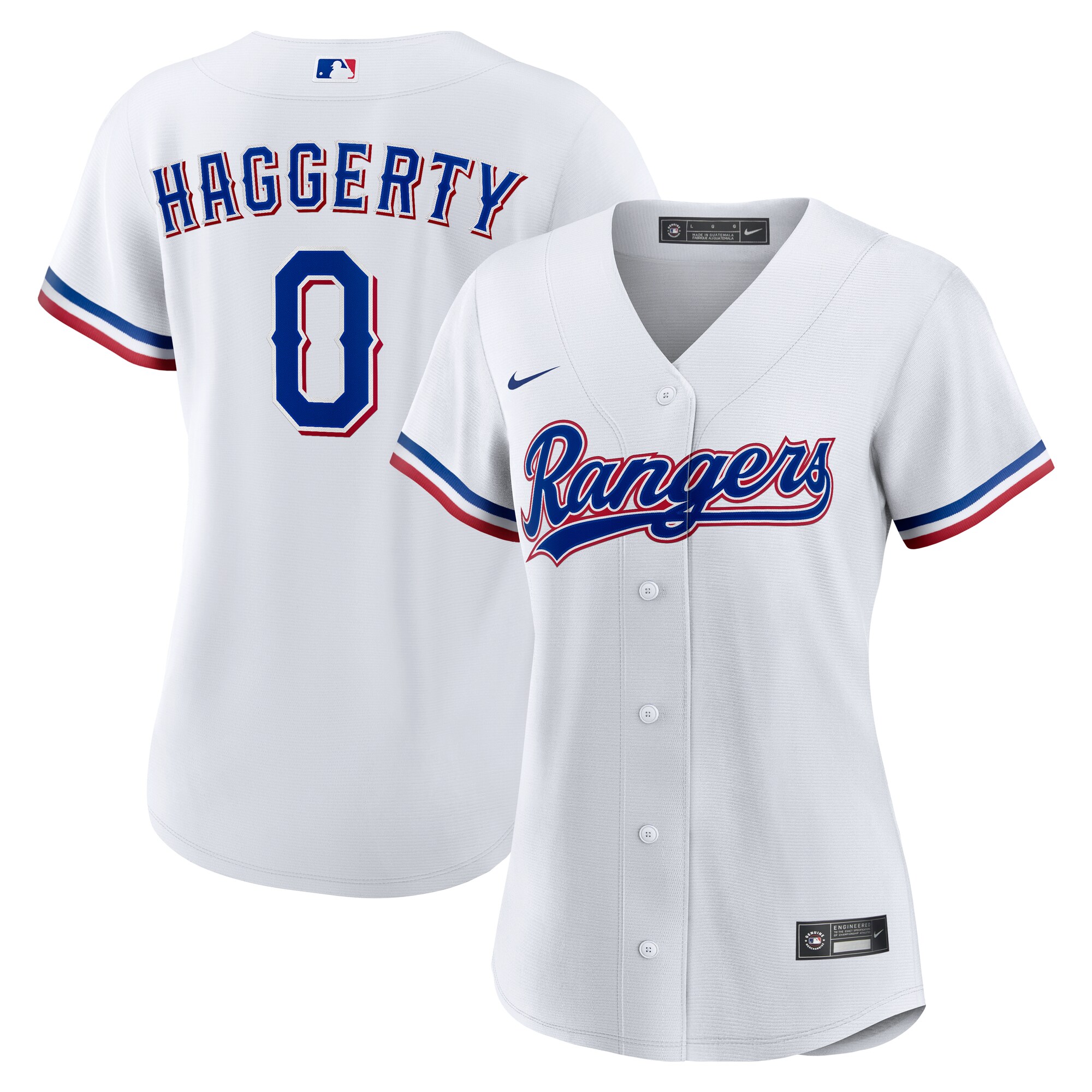 Sam Haggerty Texas Rangers Women's Home Jersey - White