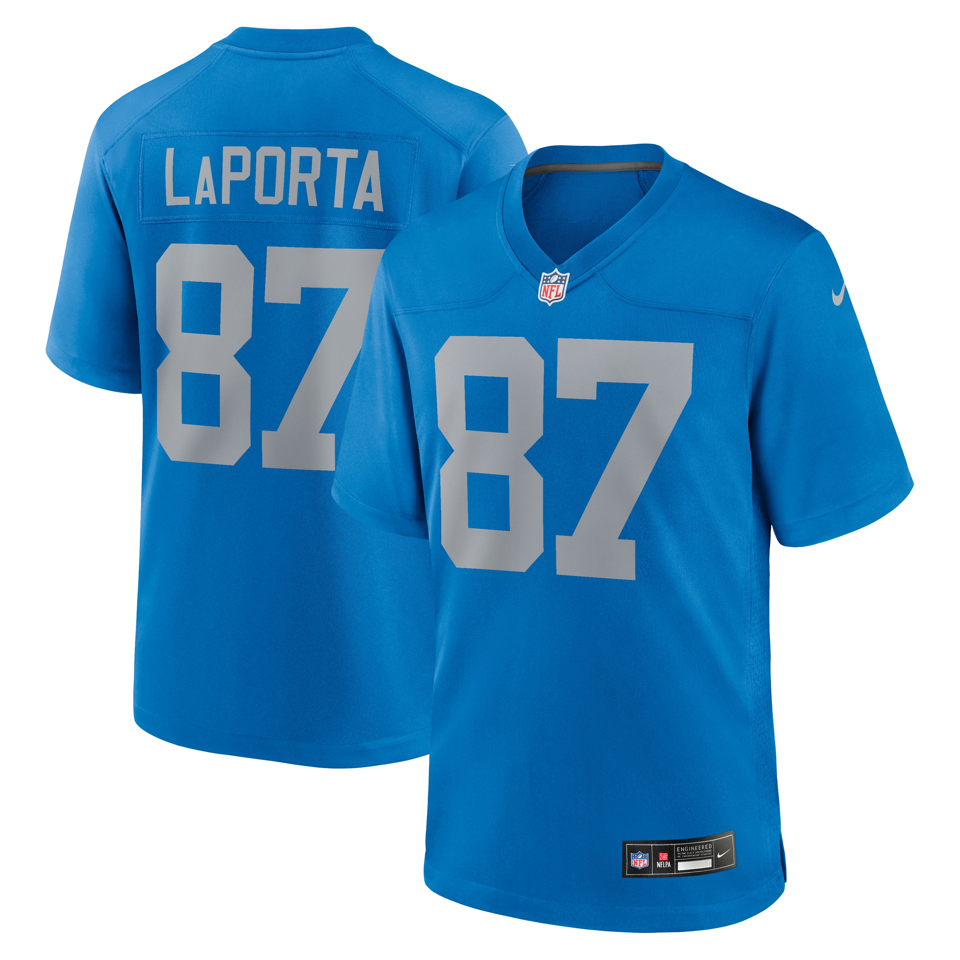 Sam LaPorta Detroit Lions Alternate Game Jersey - Blue