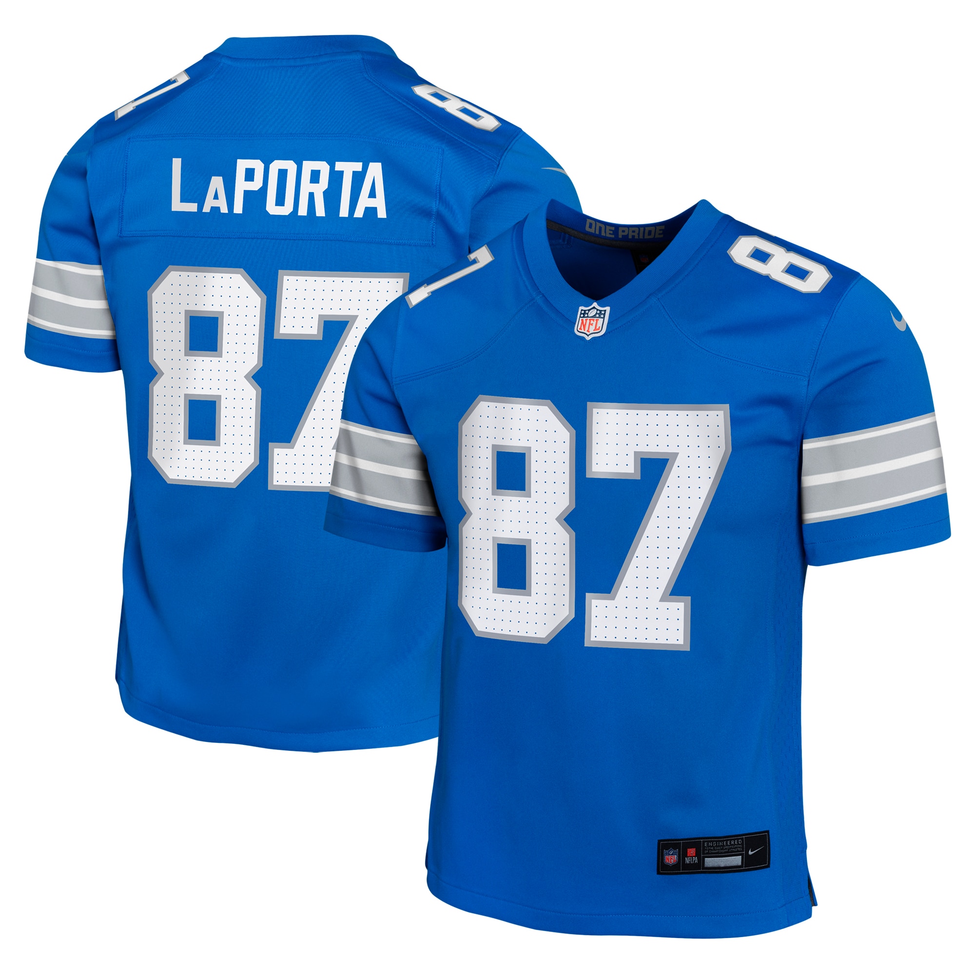 Sam LaPorta Detroit Lions Youth Game Jersey