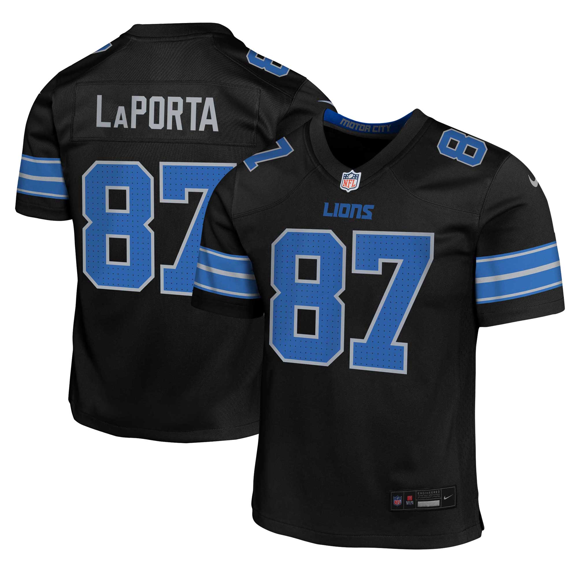 Sam LaPorta Detroit Lions Youth Game Jersey