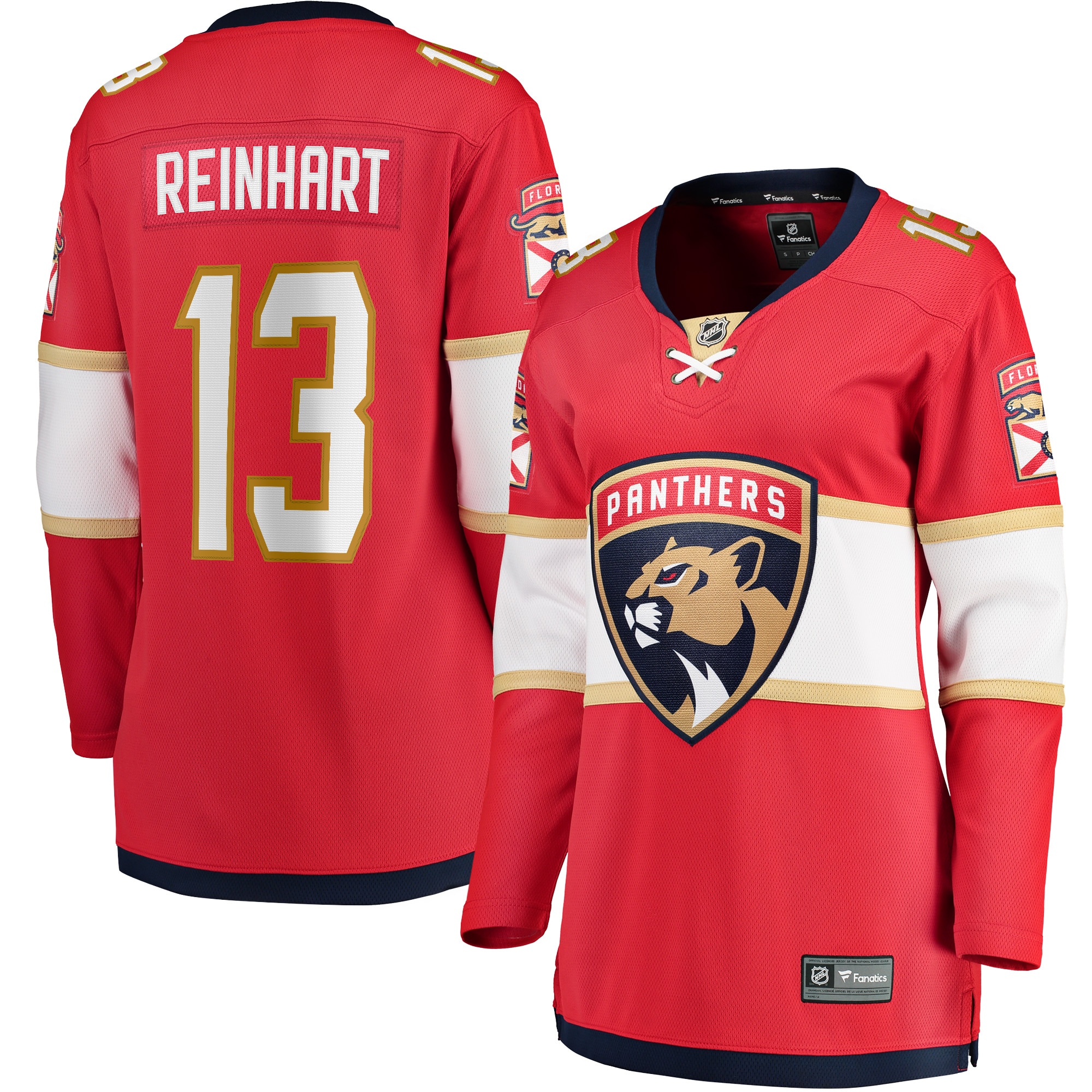 Sam Reinhart Florida Panthers Fanatics Women's Breakaway Player Jersey - Red