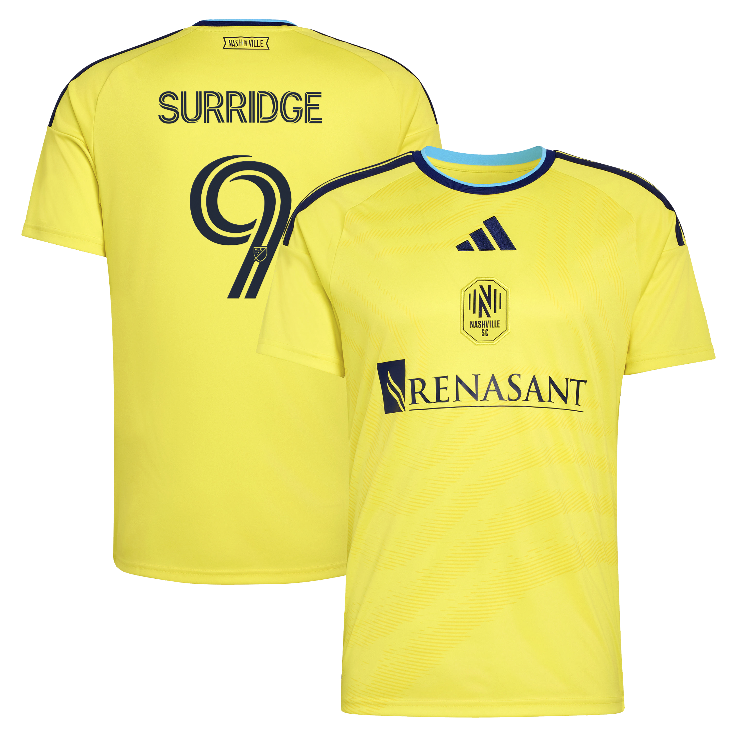 Sam Surridge Nashville SC 2026 The Reverb Kit Jersey - Yellow