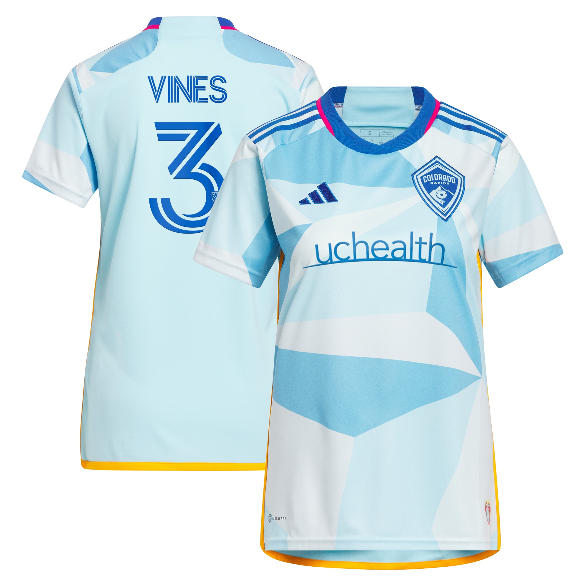 Sam Vines Colorado Rapids Women's 2024 New Day Kit Player Jersey - Light Blue