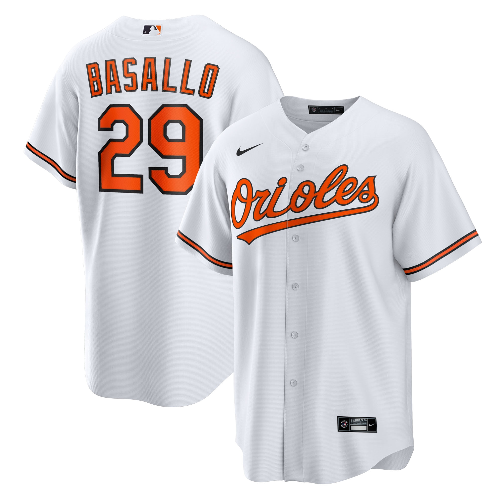 Samuel Basallo Baltimore Orioles Player Jersey - White