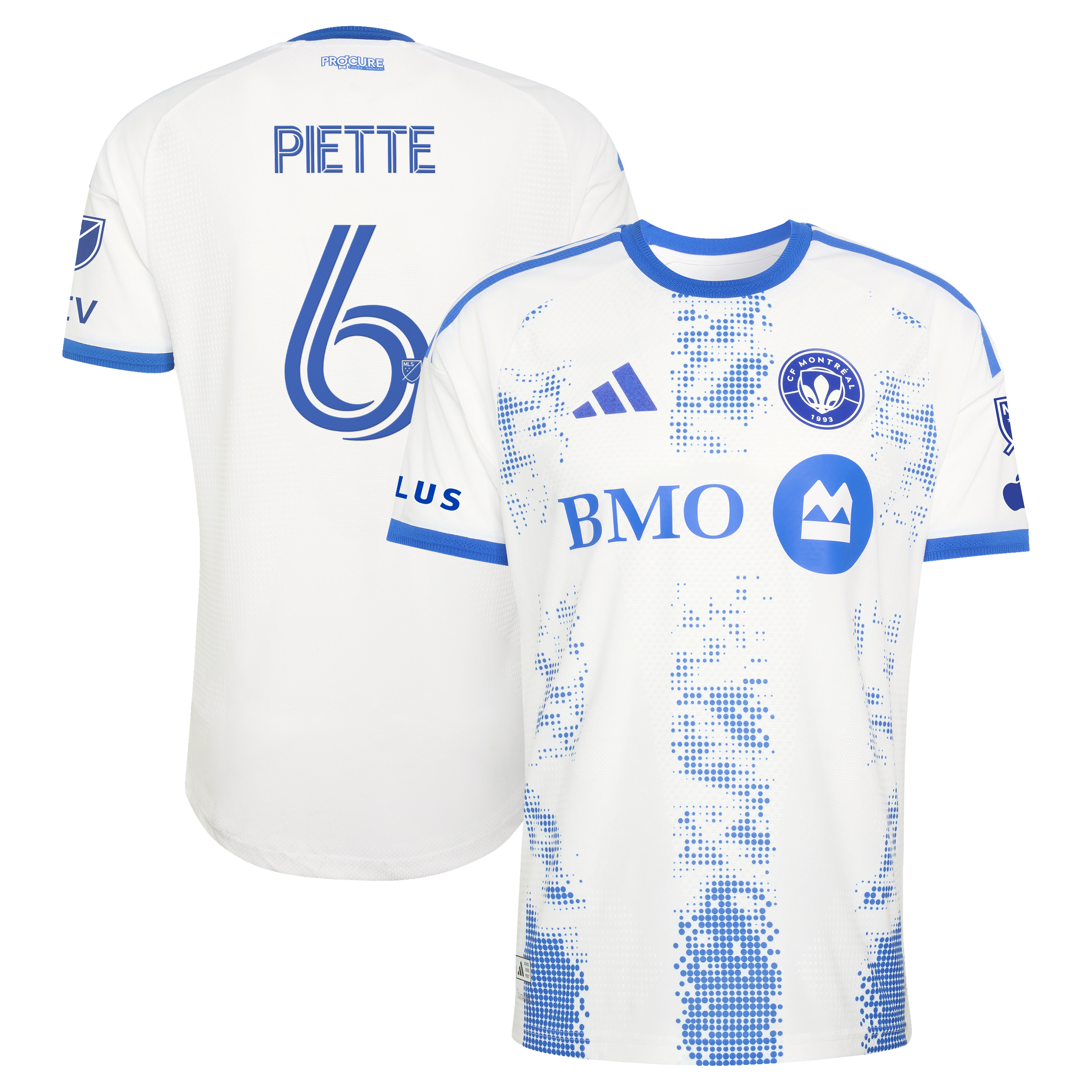 Samuel Piette CF Montreal 2026 The Procure Jersey On-Field Patch Jersey - White