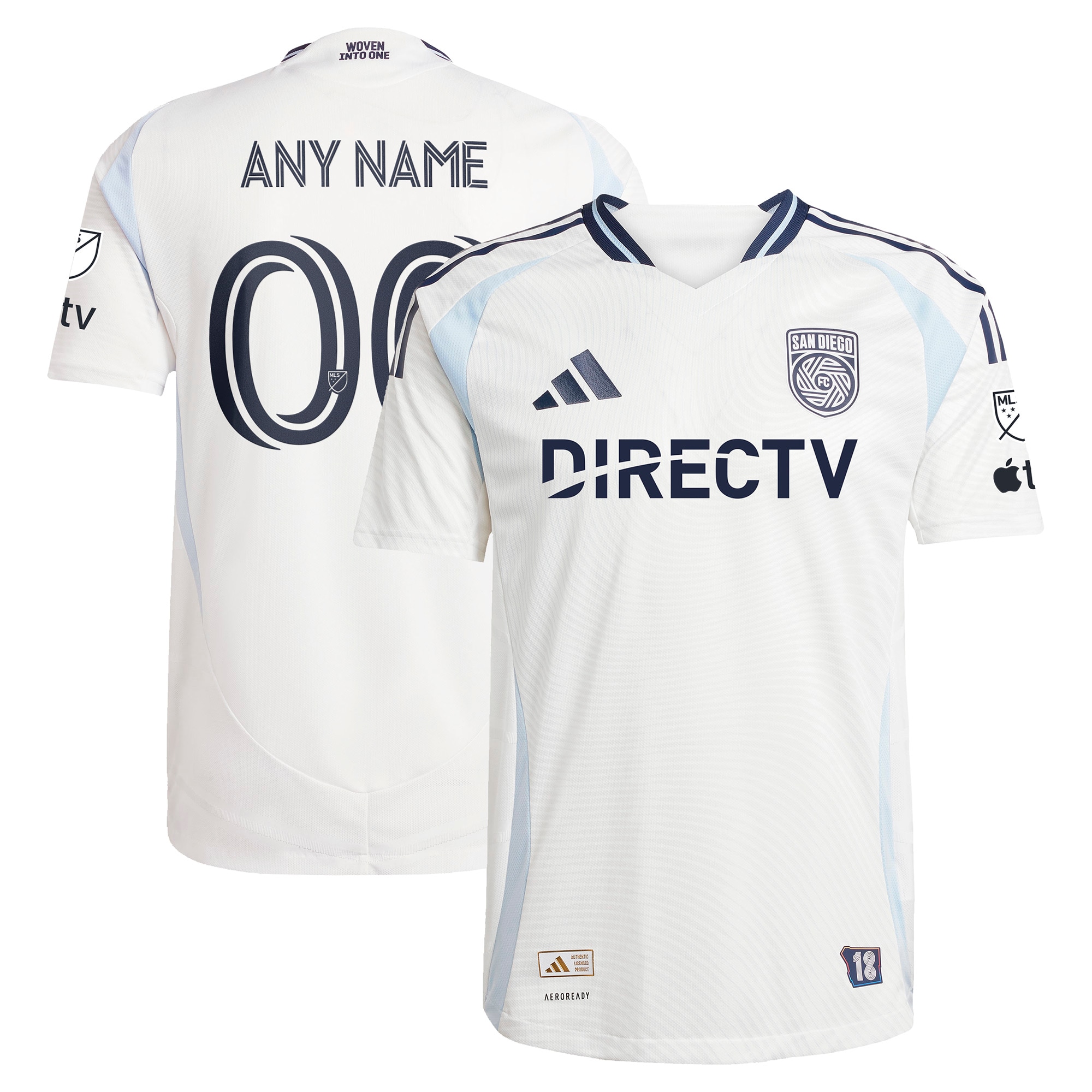 San Diego FC 2025 Woven Into One Custom Jersey