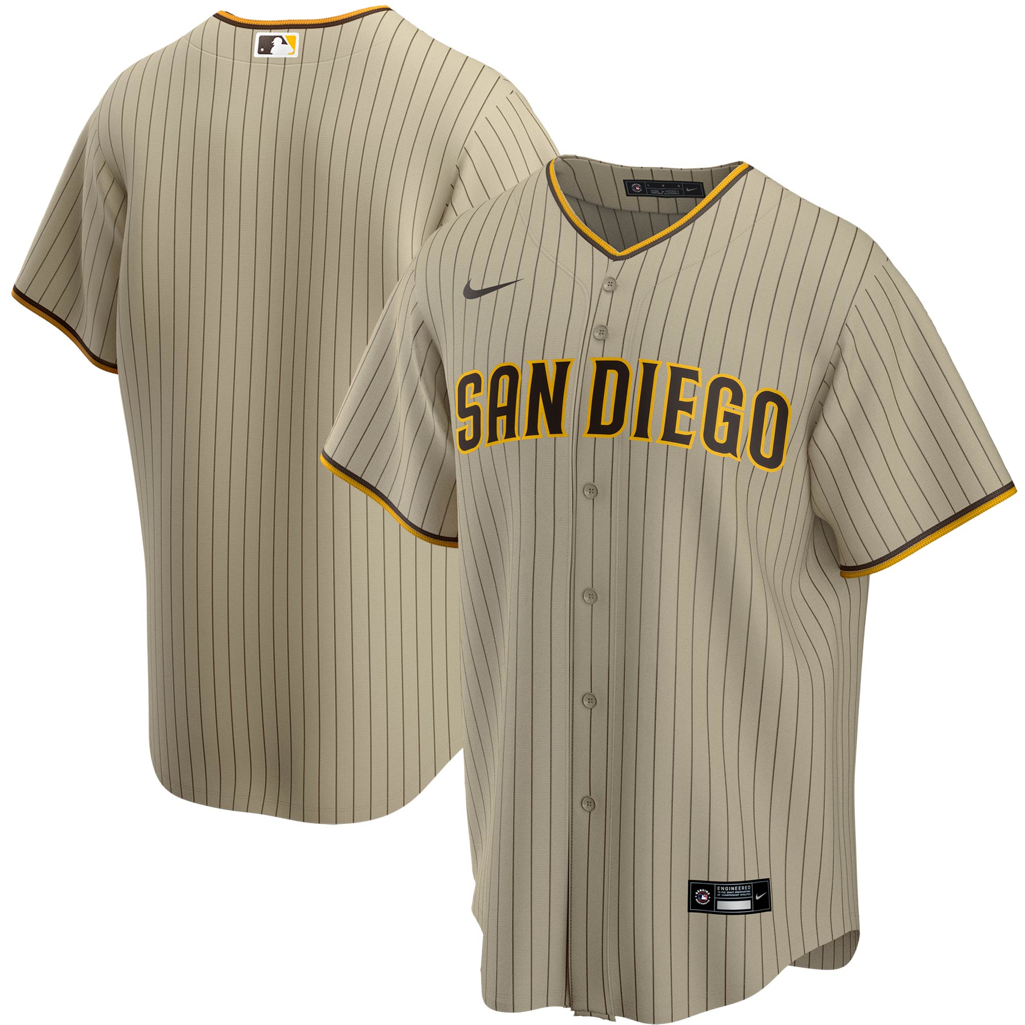 San Diego Padres Alternate Team Jersey - Tan