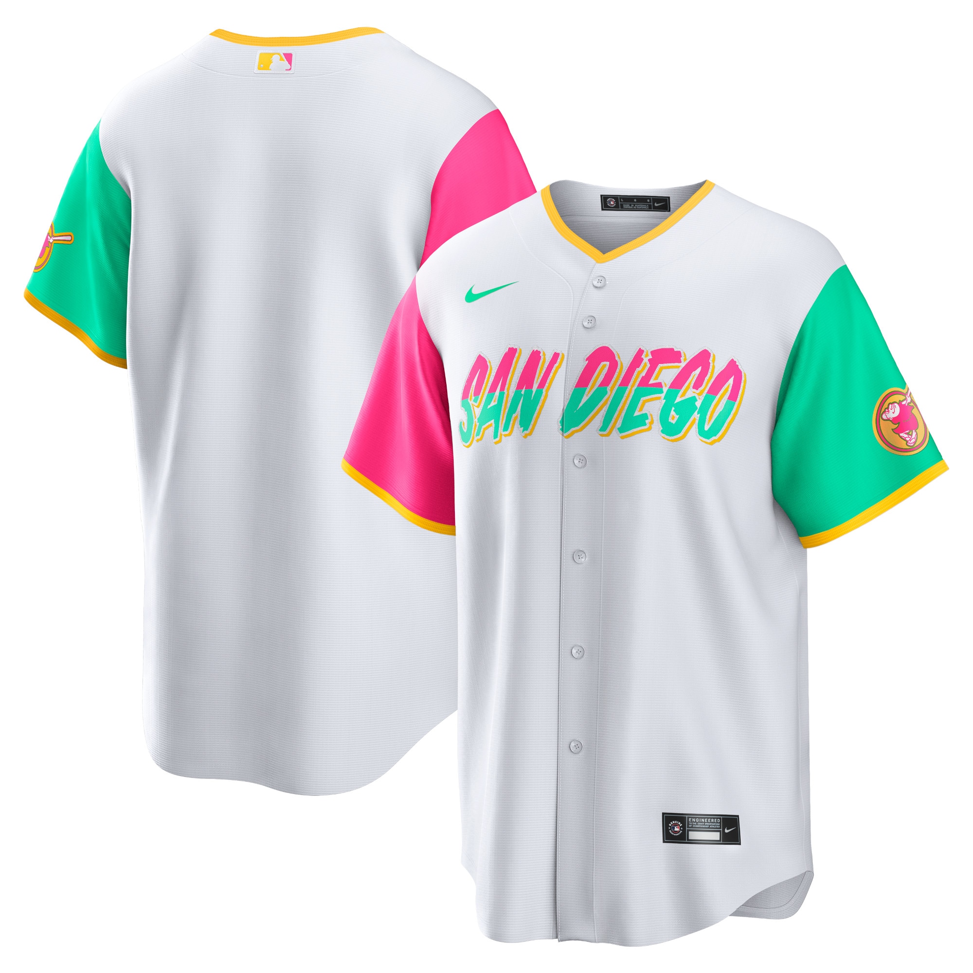 San Diego Padres City Connect Team Jersey - White