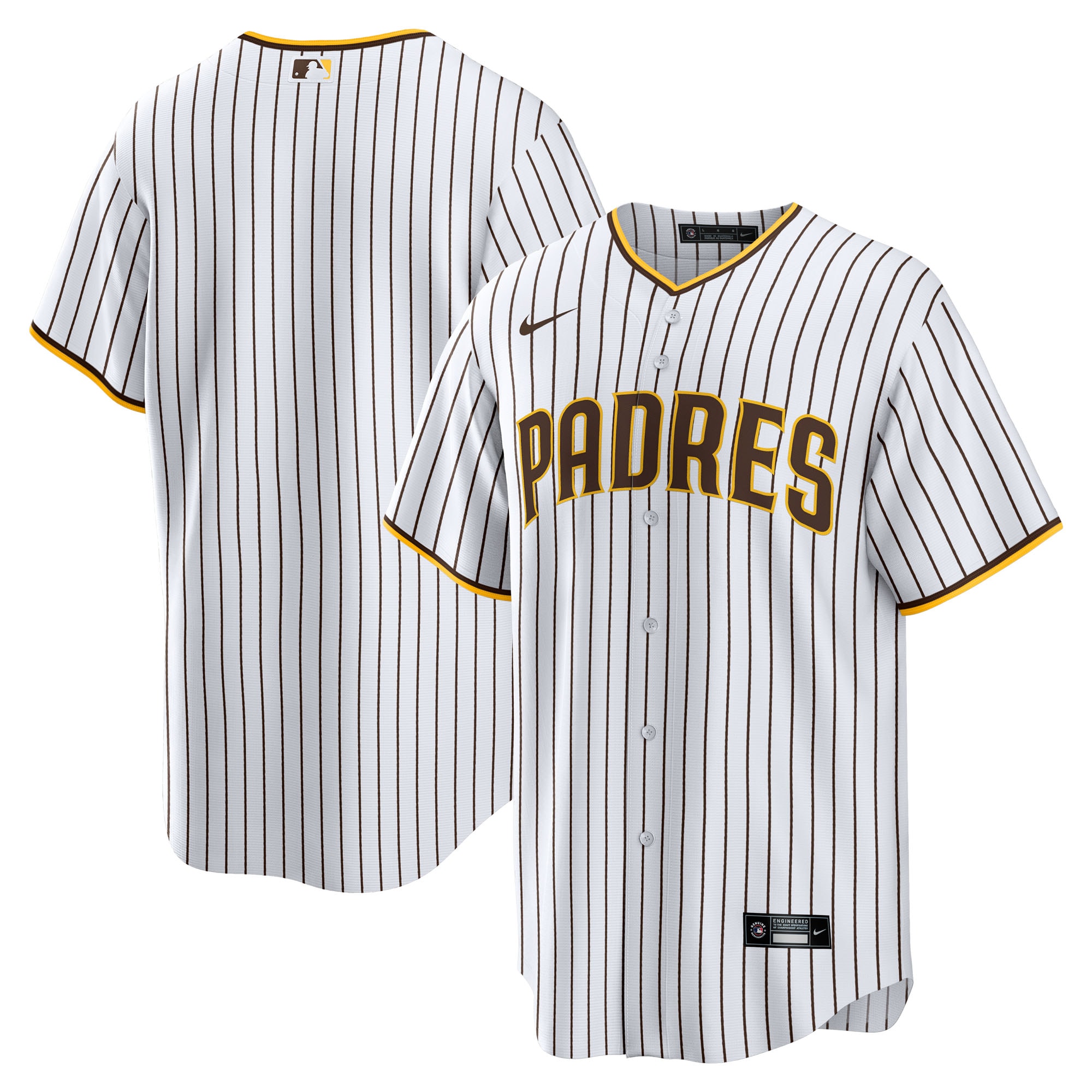 San Diego Padres Home Big & Tall Jersey - White