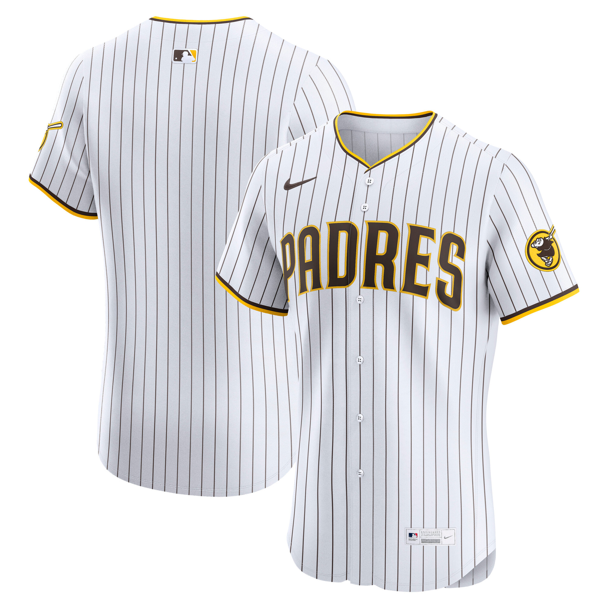 San Diego Padres Home Elite Jersey - White