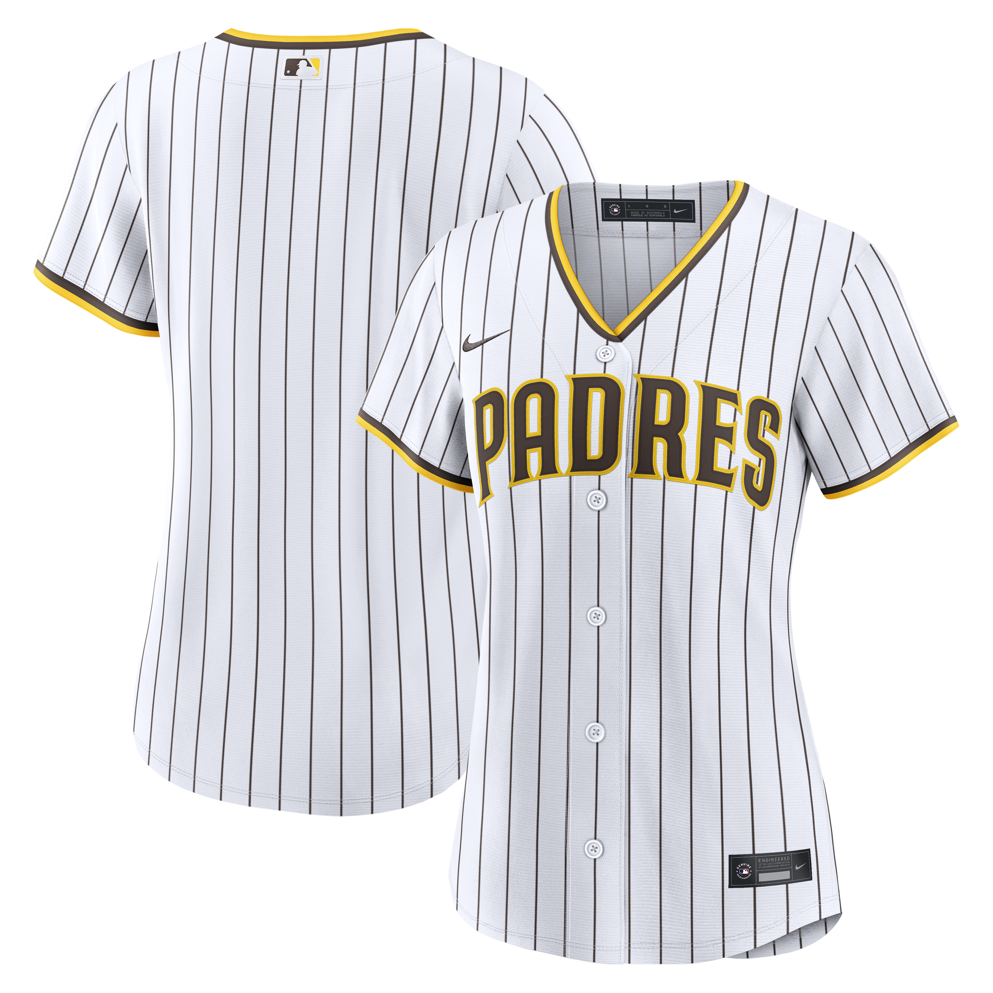 San Diego Padres Women's Home Jersey - White