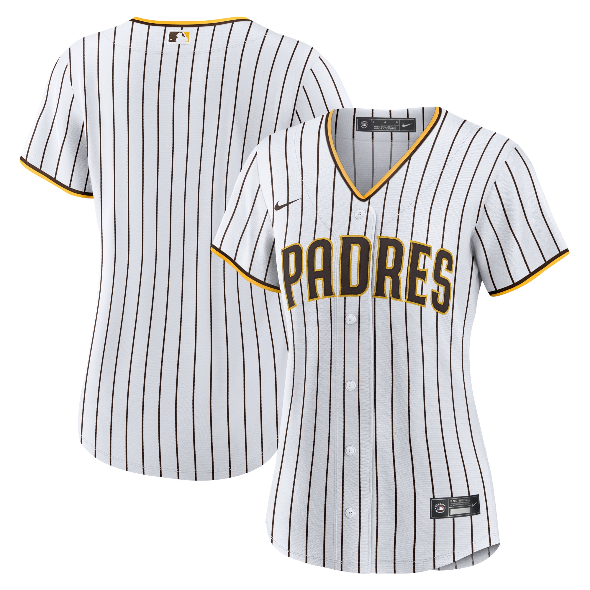San Diego Padres Women's Home Team Jersey - White