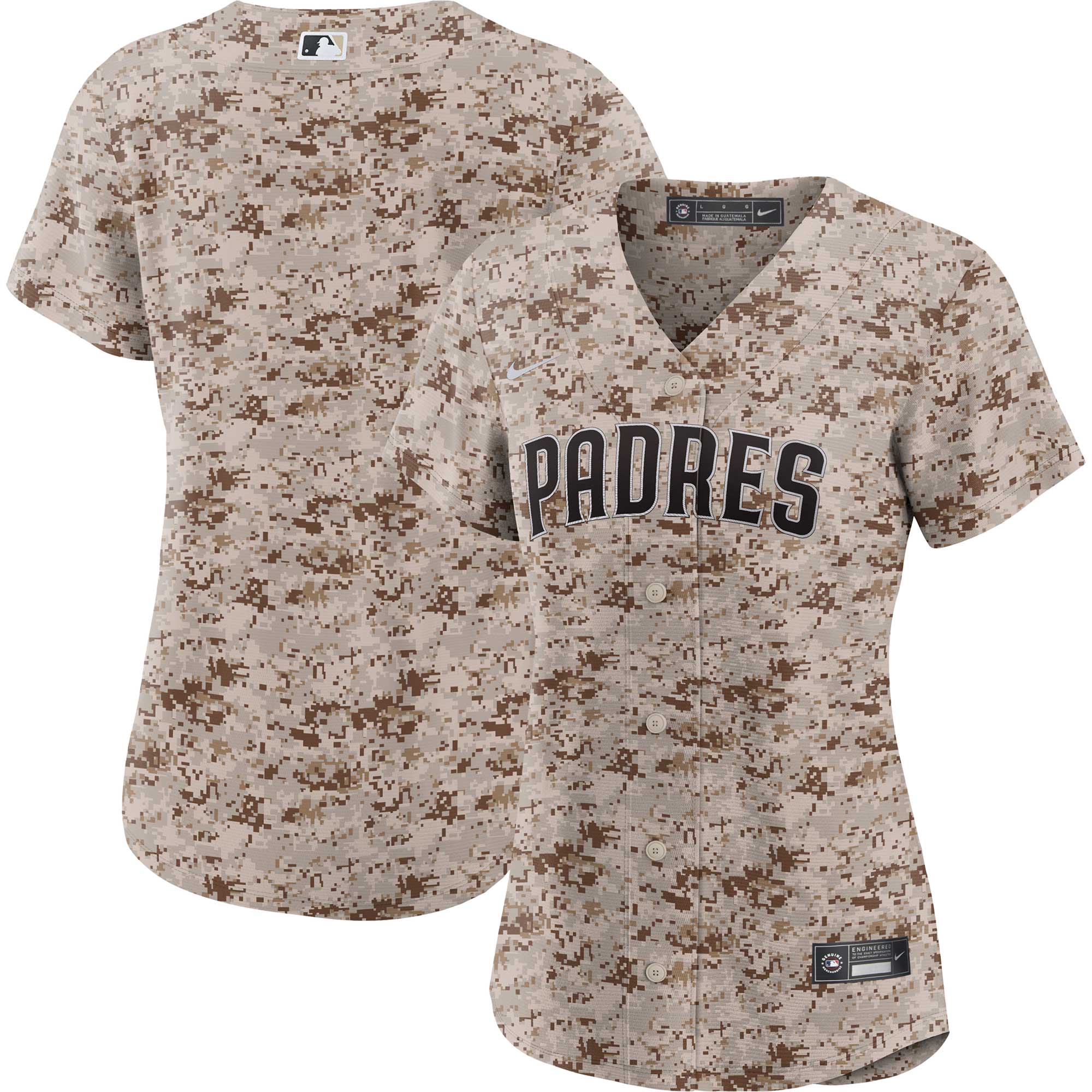San Diego Padres Women's USMC Alternate Team Jersey - Camo